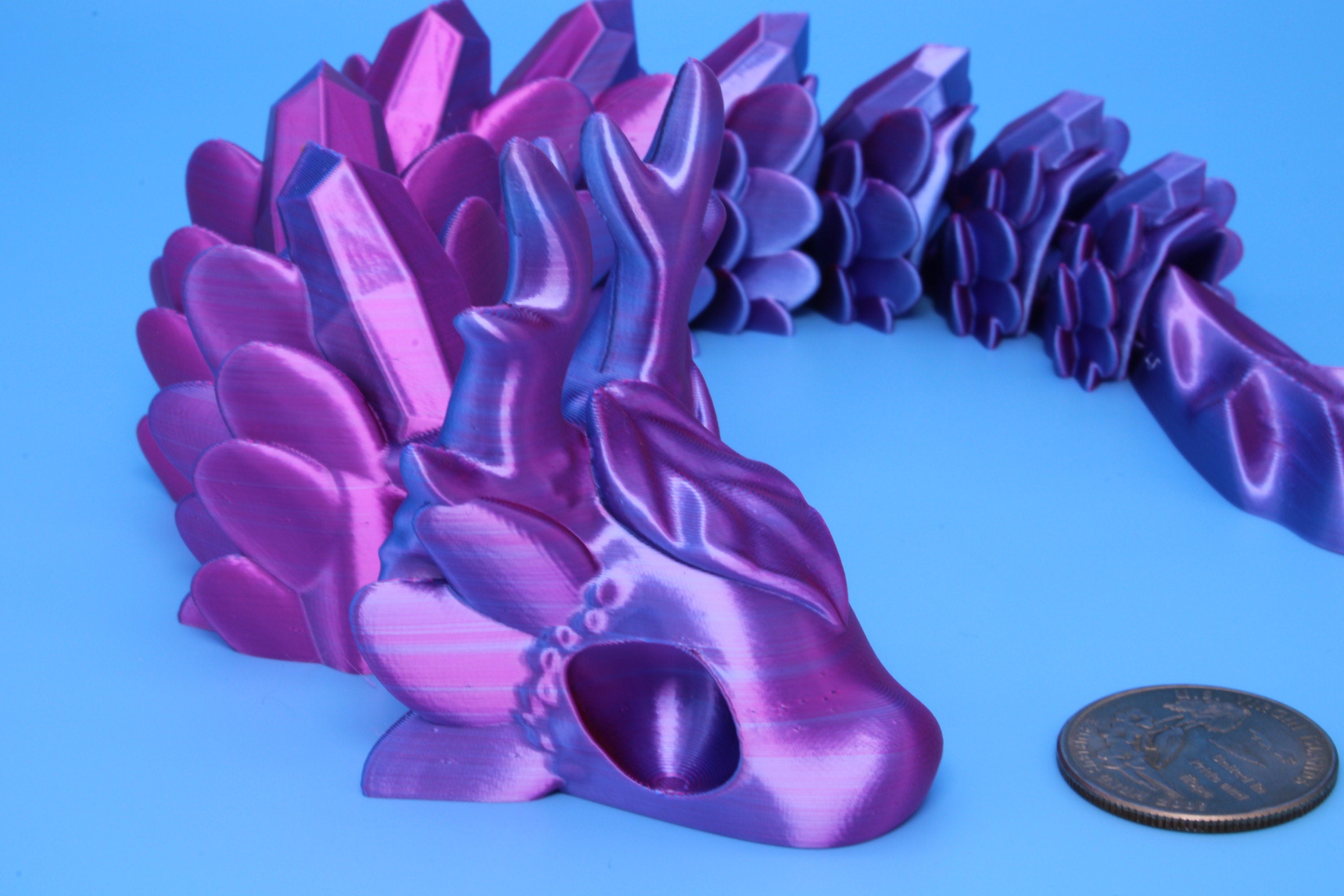 Forest Wish Spirit | Pink / Blue | 3D Printed 12.75 in.