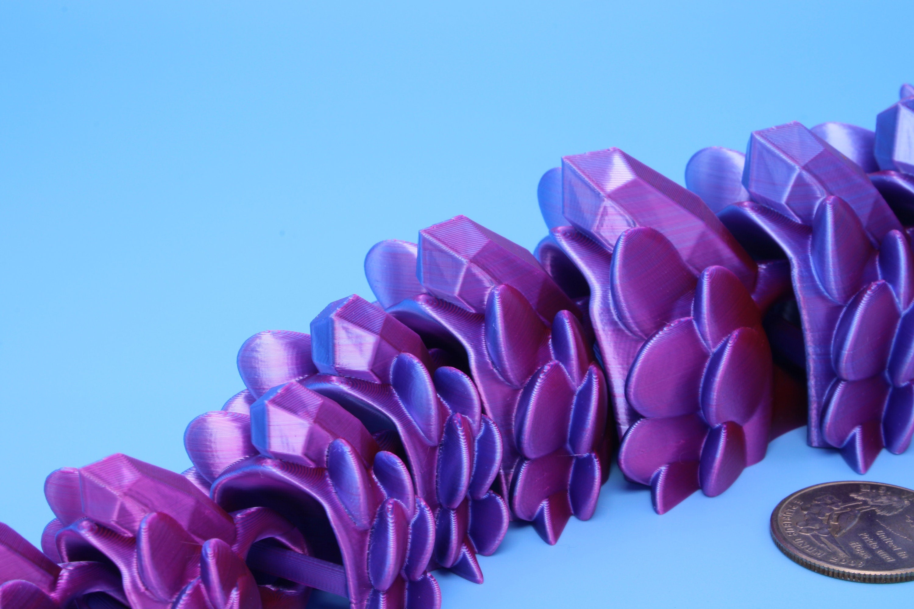 Forest Wish Spirit | Pink / Blue | 3D Printed 12.75 in.