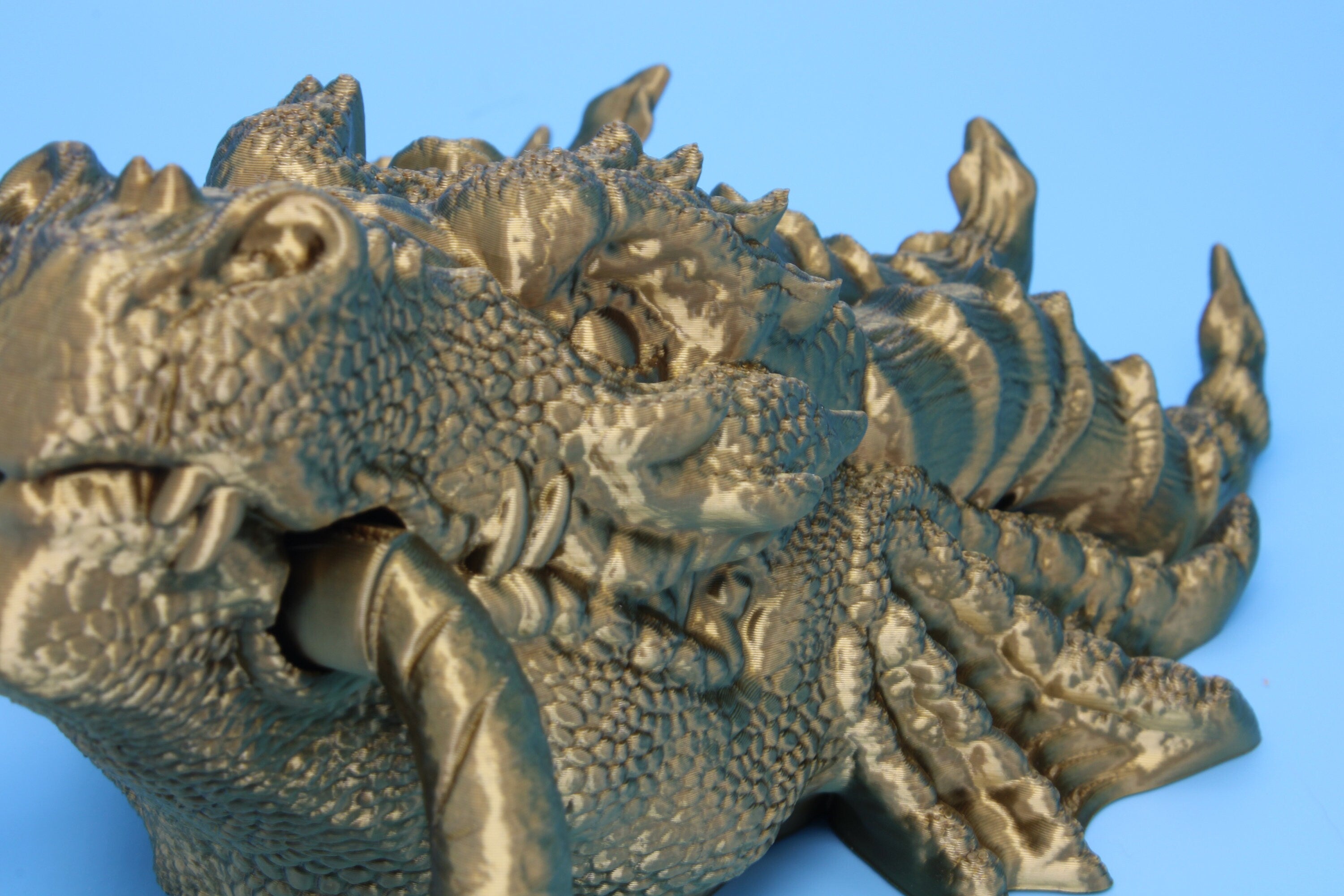 Dragon Head- Door Knocker | 3D Printed | Unique Dragon knocker with moving knocker