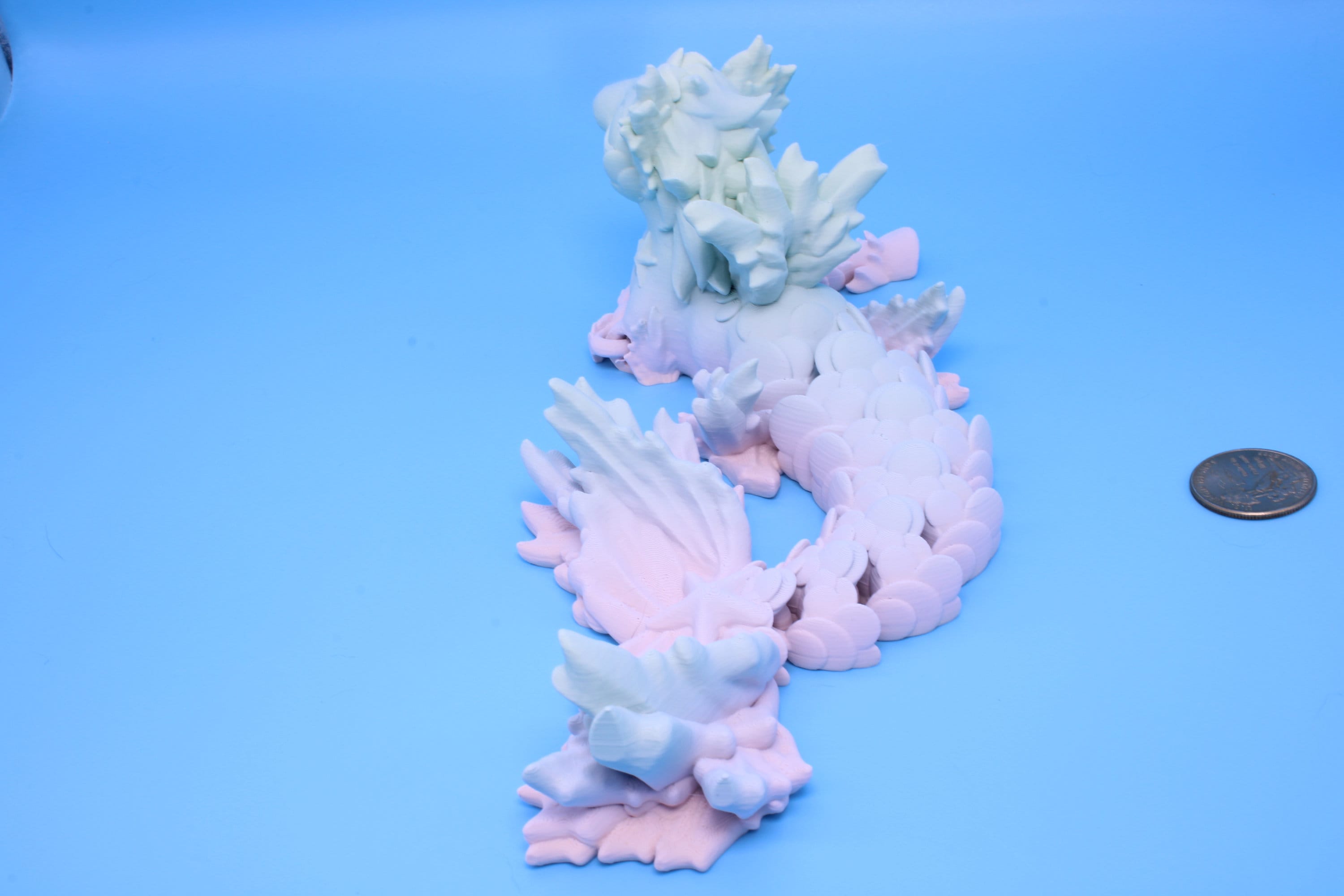 Sea Horse | Cute Hippocampus | 9.5 in. | 3D Printed | Sea Horse Fidget Toy.