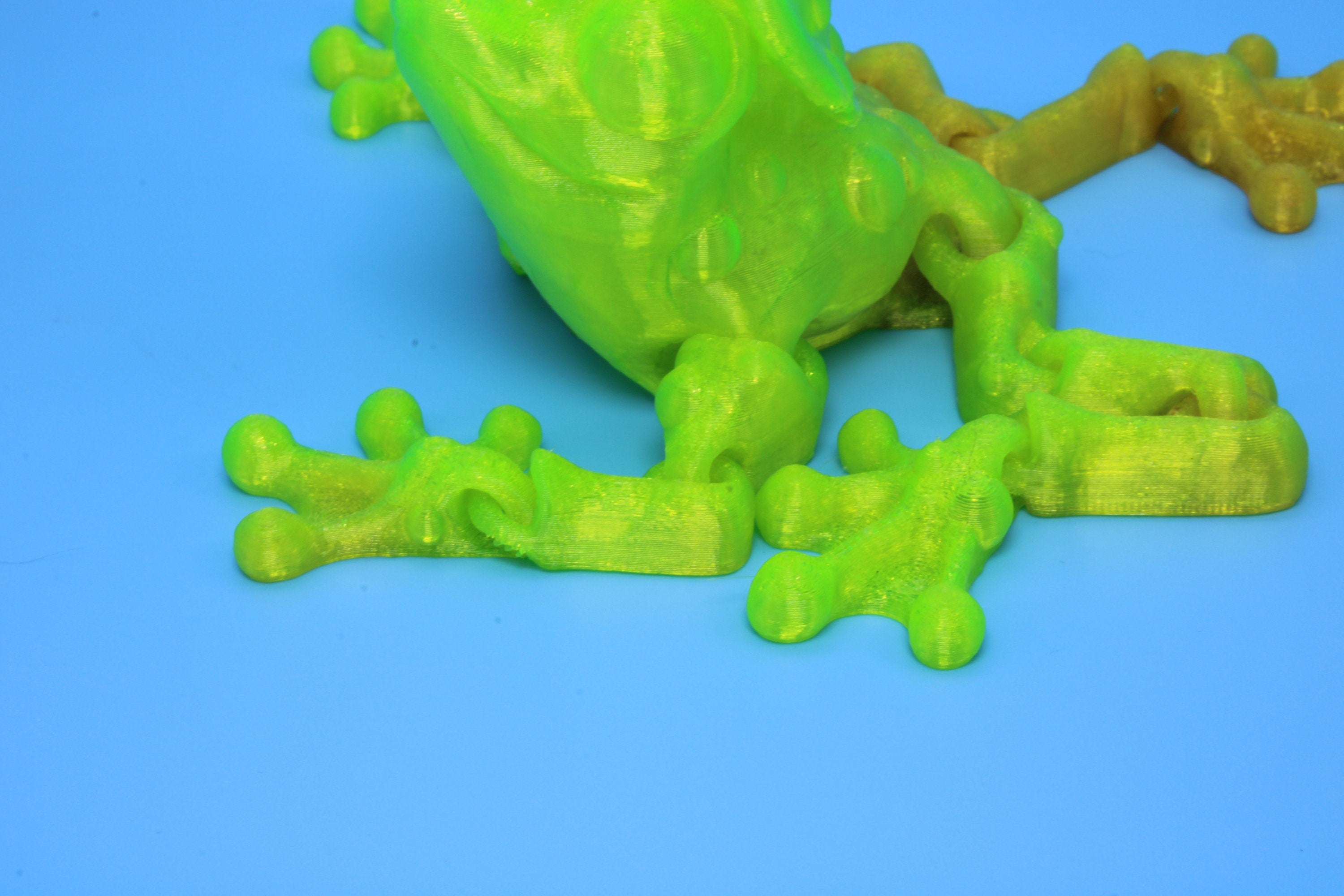 Mushroom Frog | 3D Printed - TPU | Friendly Frog | Fidget Toy | Articulating Frog.