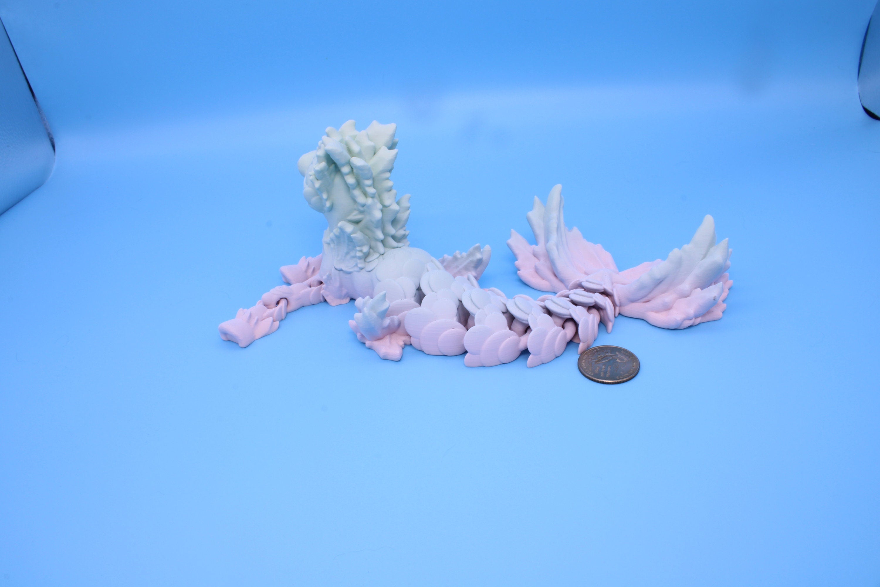 Sea Horse | Cute Hippocampus | 9.5 in. | 3D Printed | Sea Horse Fidget Toy.