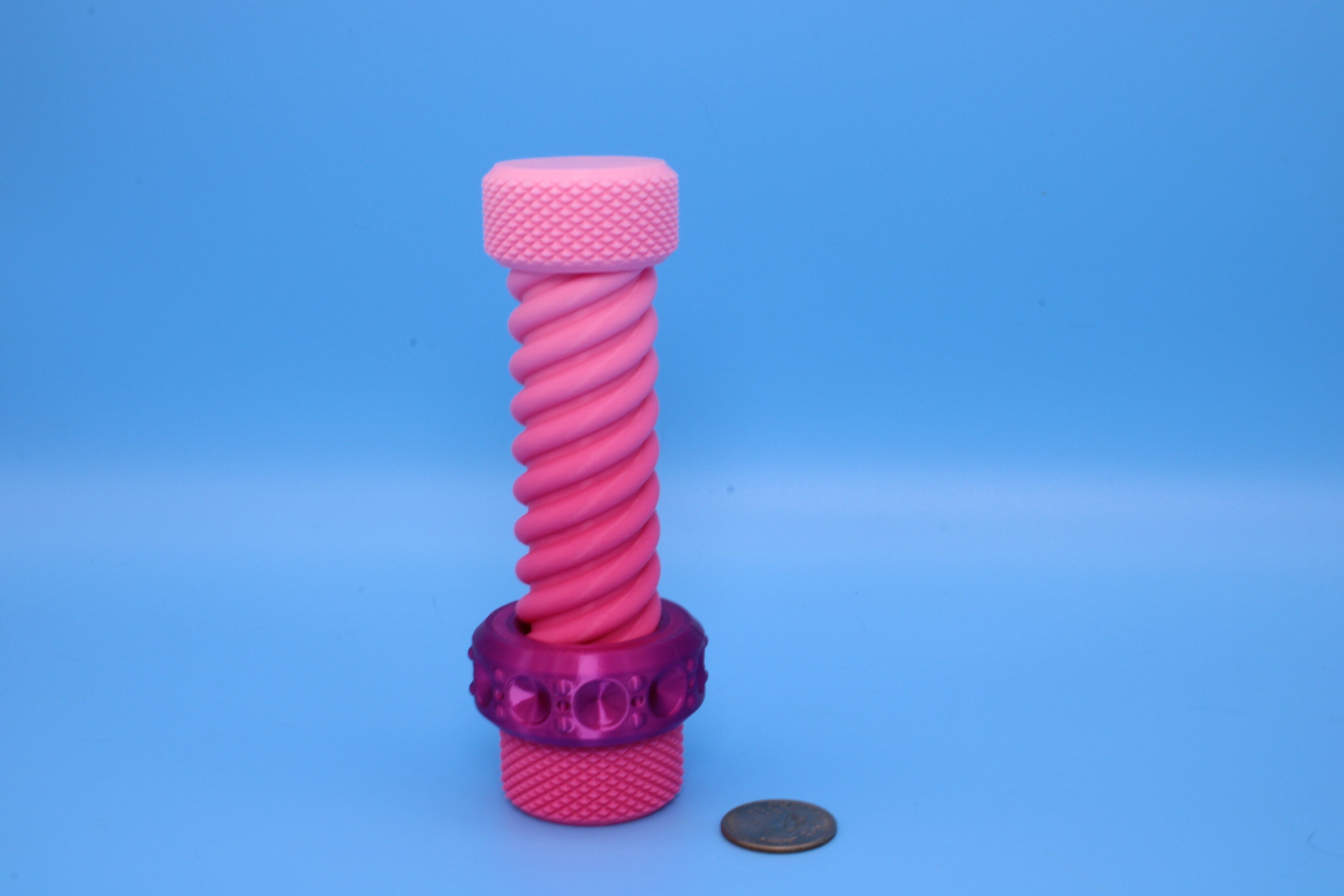 Pink Fidget Bolt, 4 sizes.