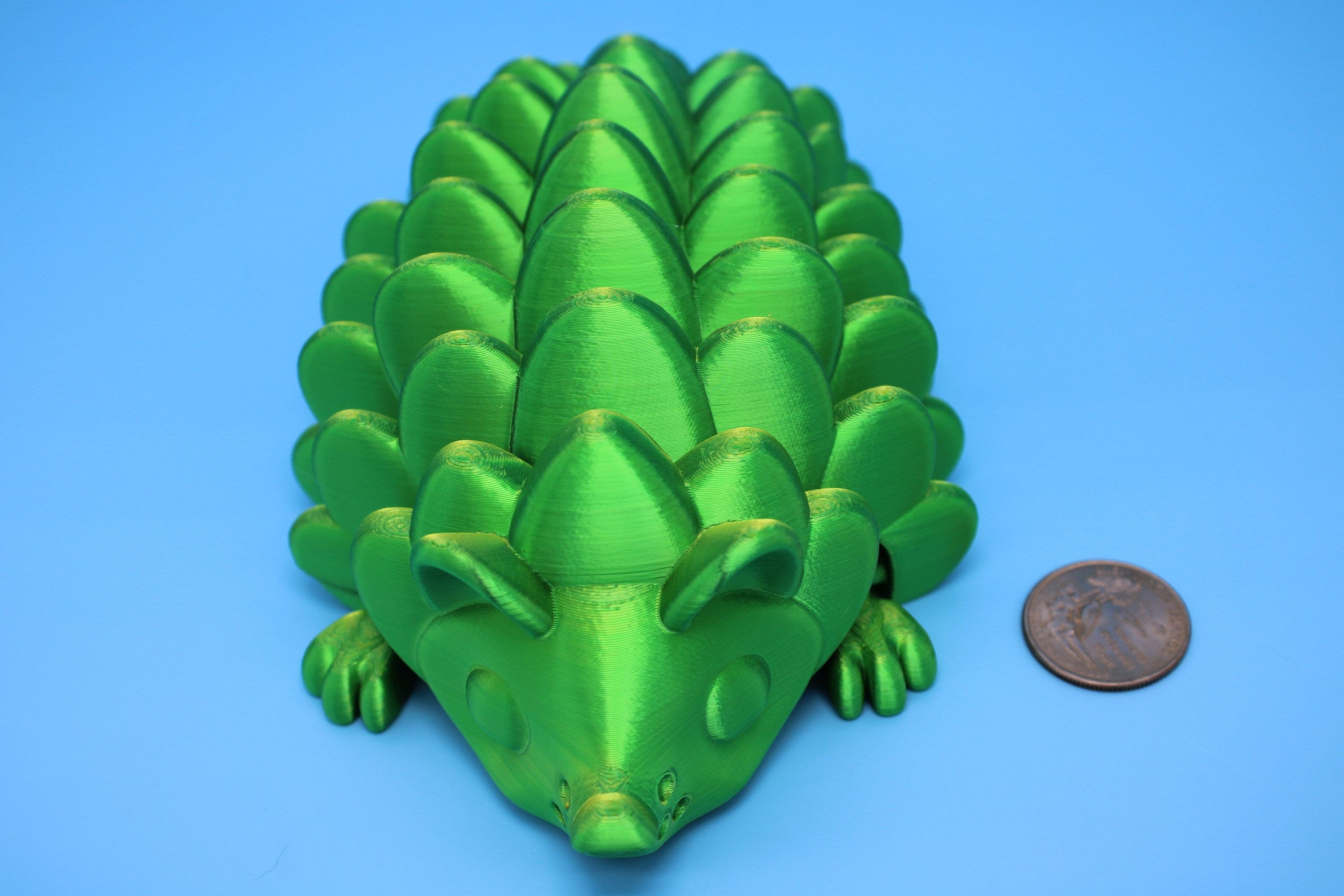 Flexible Hedgehog | 3D Printed Cute Hedgehog | 6 inches | Friendly Buddy | Sensory Toy | Fidget Toy | Articulating Hedge Hog |