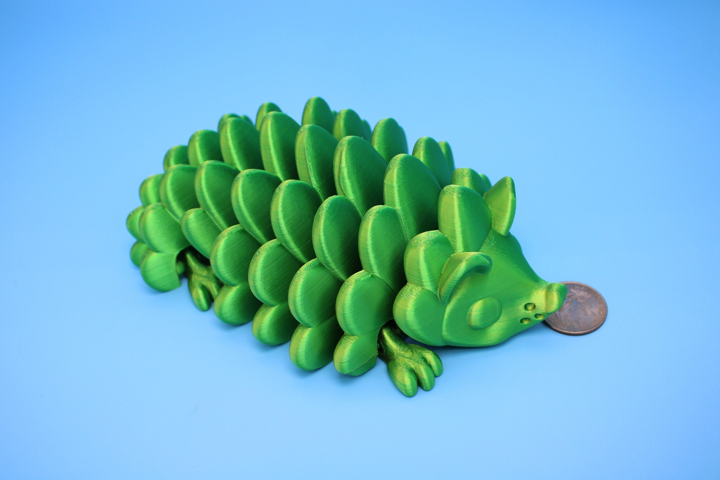 Flexible Hedgehog | 3D Printed Cute Hedgehog | 6 inches | Friendly Buddy | Sensory Toy | Fidget Toy | Articulating Hedge Hog |