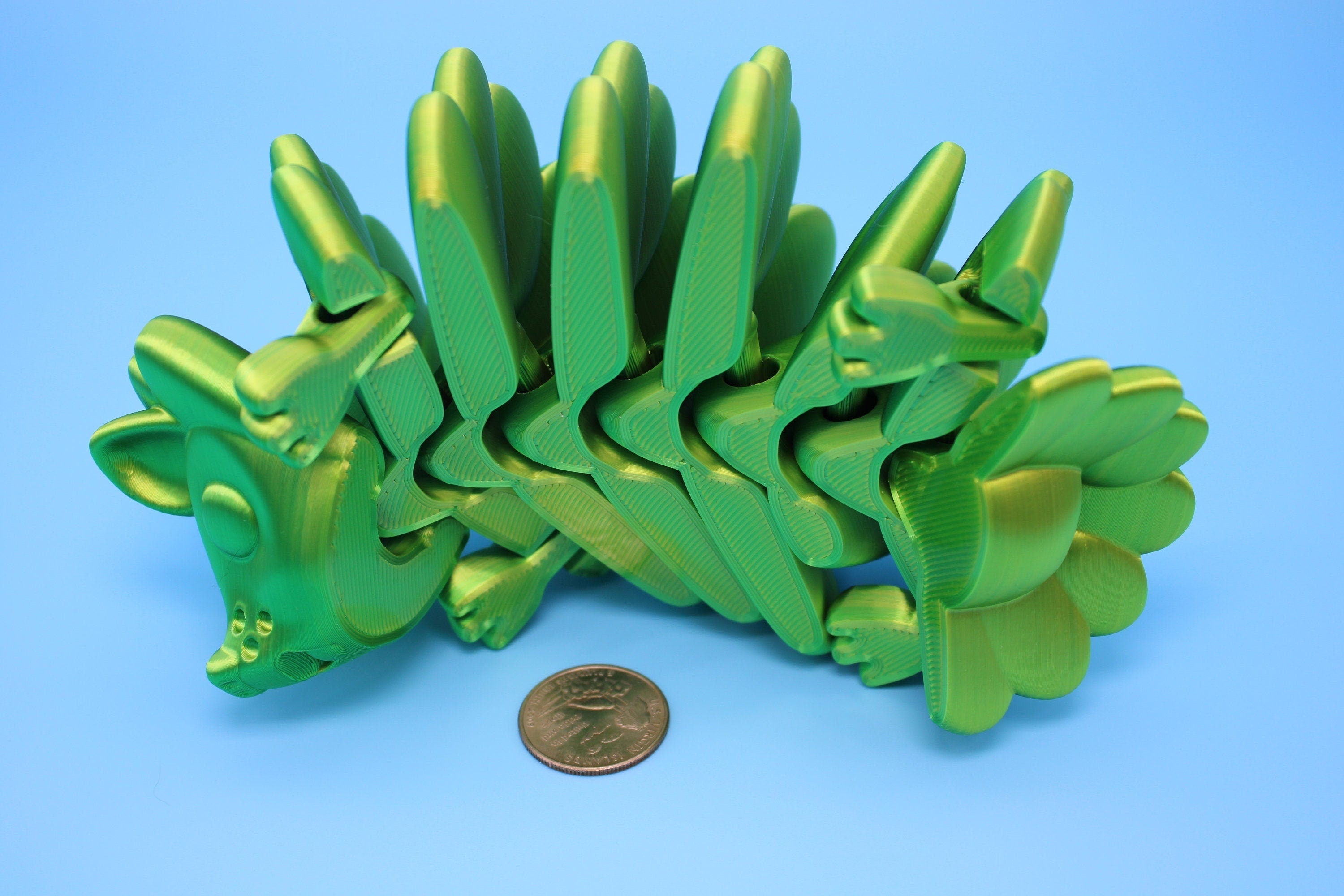 Flexible Hedgehog | 3D Printed Cute Hedgehog | 6 inches | Friendly Buddy | Sensory Toy | Fidget Toy | Articulating Hedge Hog |