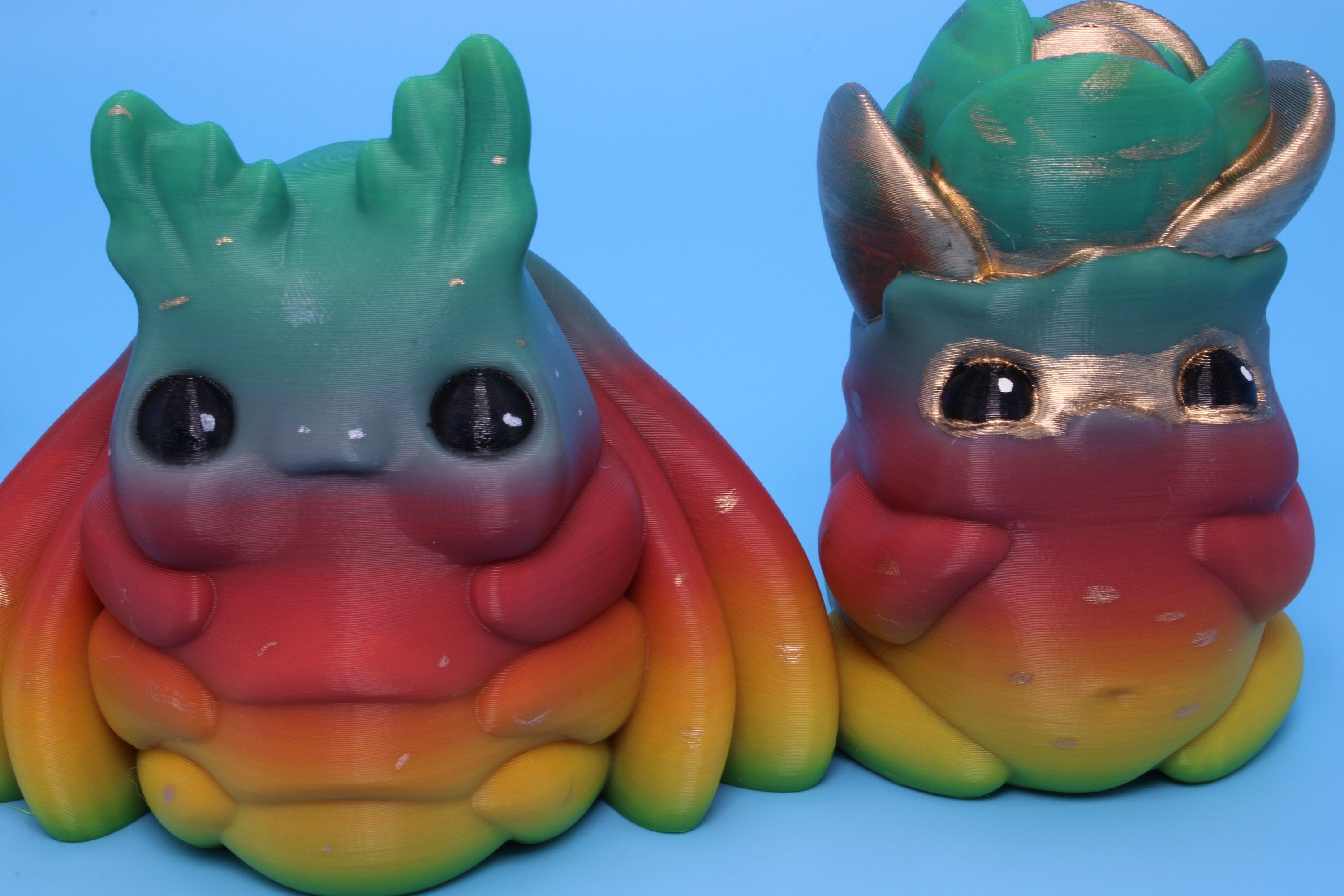 Butt Goblin | Set of 3 | Hand Painted | 3D Printed | Cute Moth.