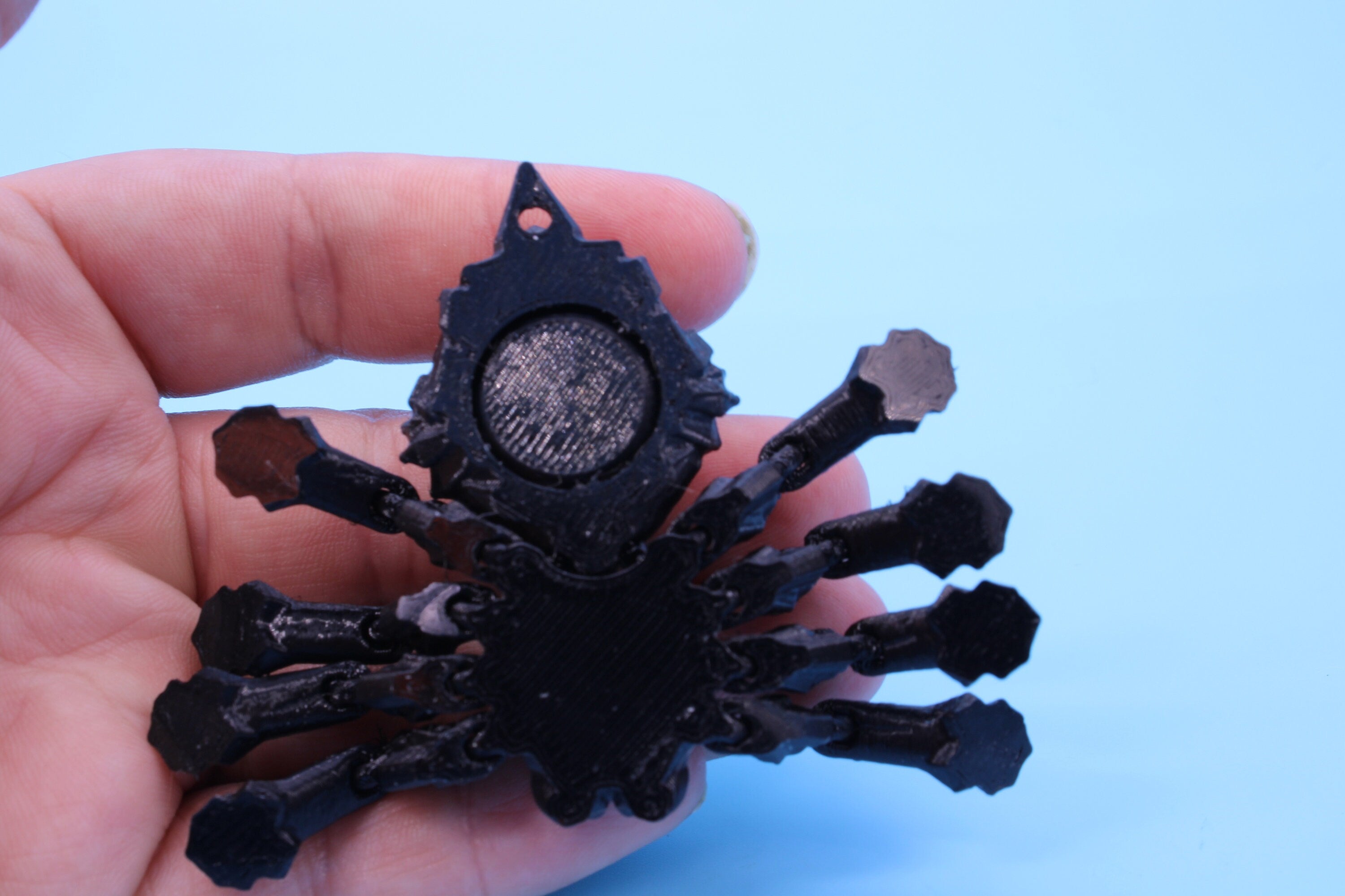 Spider- 3D Printed TPU | Black | Flexi Toy. made to order