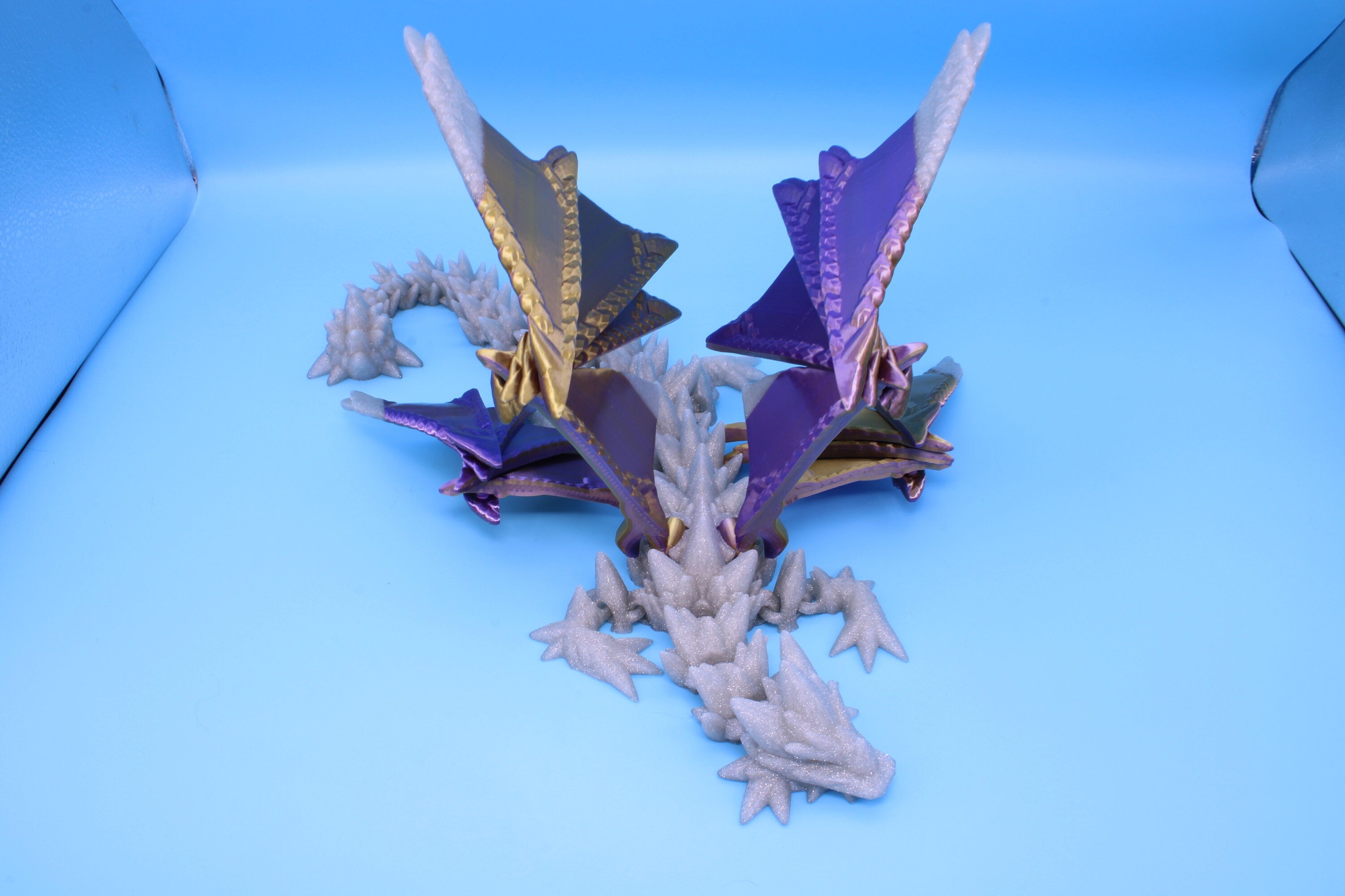 Spike Wing Dragon | 3D Printed Articulating Dragon 19 in.