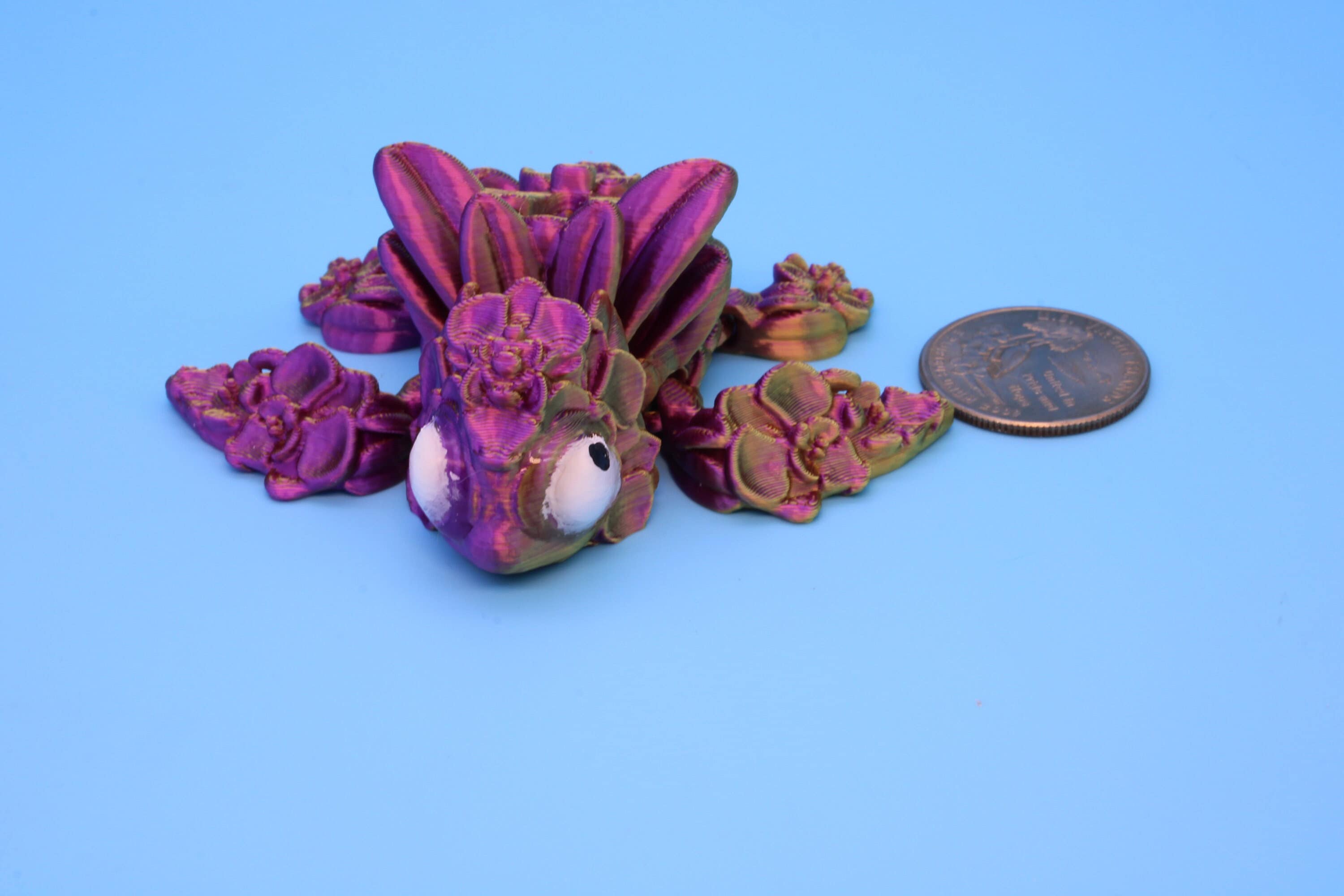 Miniature Turtle, 3D Printed Orchid Turtle