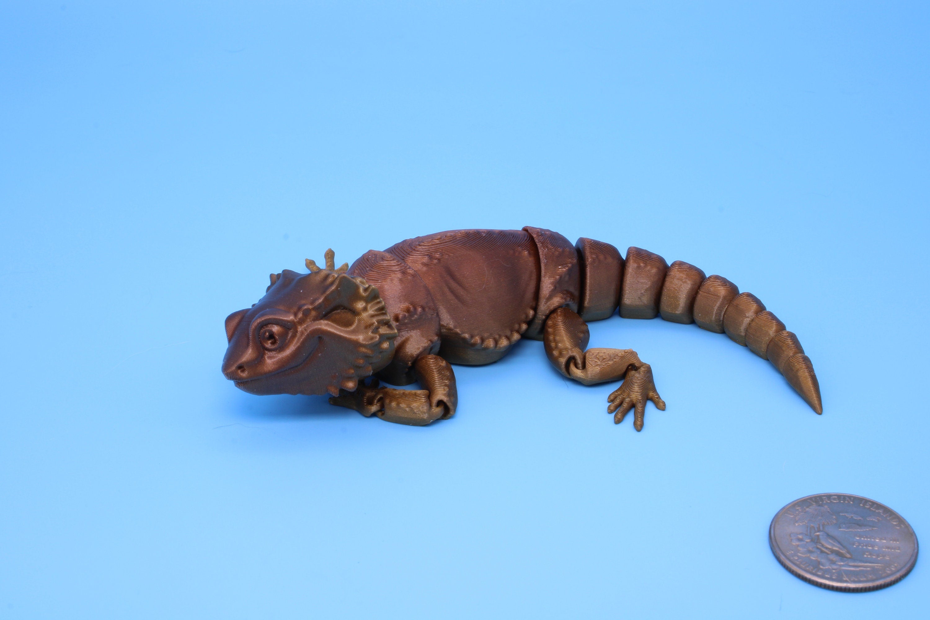 Bearded Dragon -3D Printed 6in.