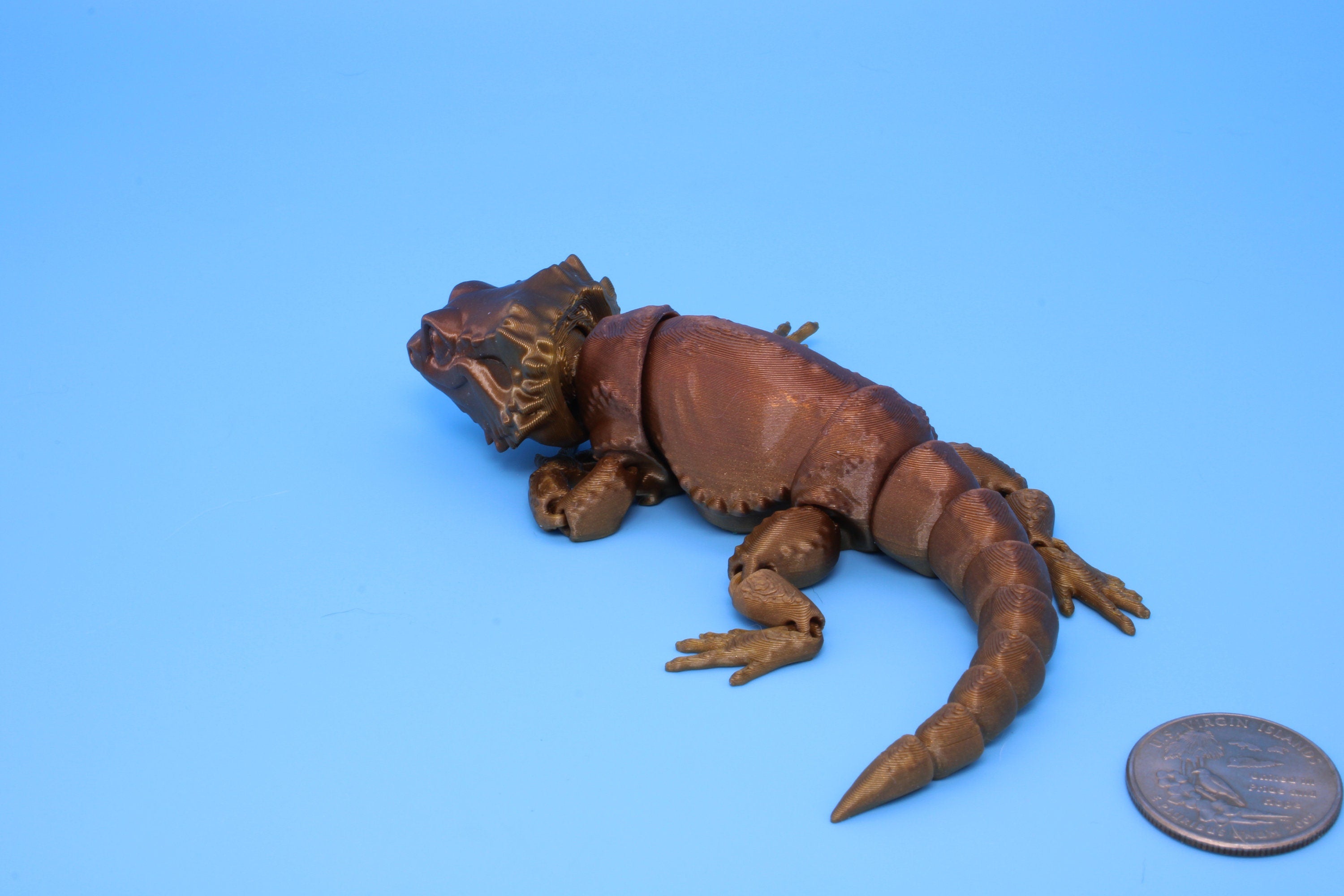 Bearded Dragon -3D Printed 6in.