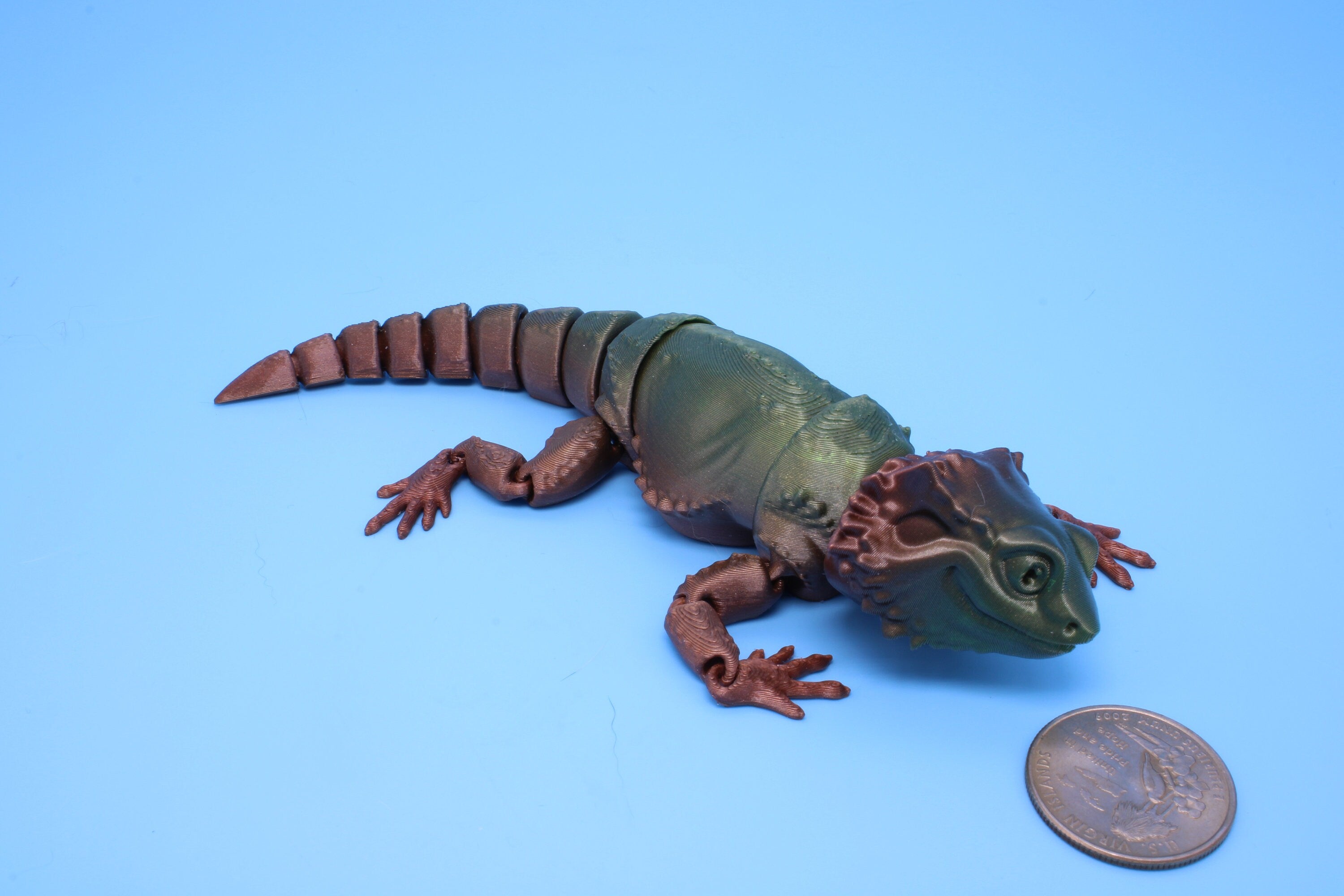 Bearded Dragon -3D Printed 6in.