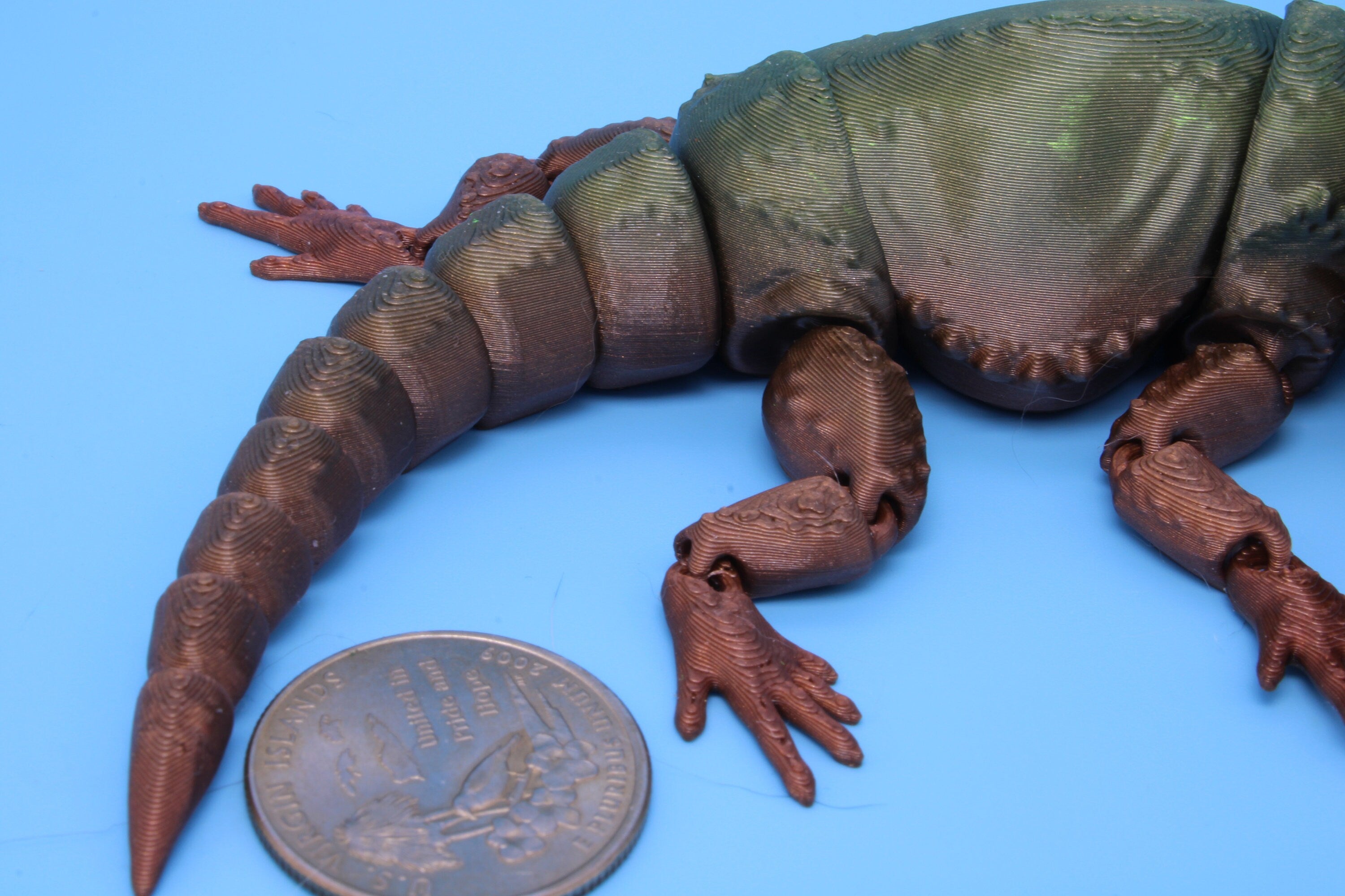 Bearded Dragon -3D Printed 6in.