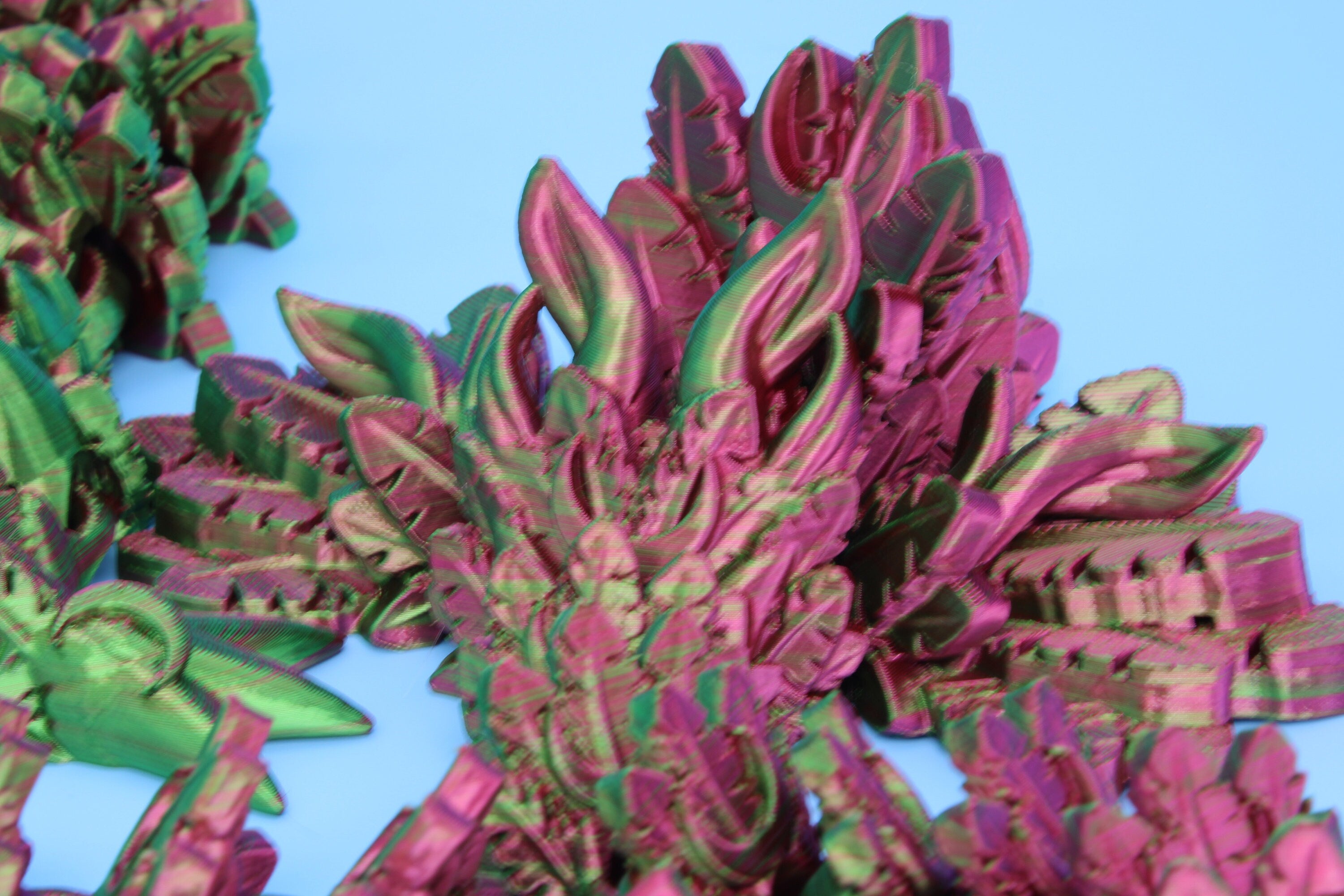 Lunar Dragon | Dual Color | 3D Printed Dragon 31 inches!