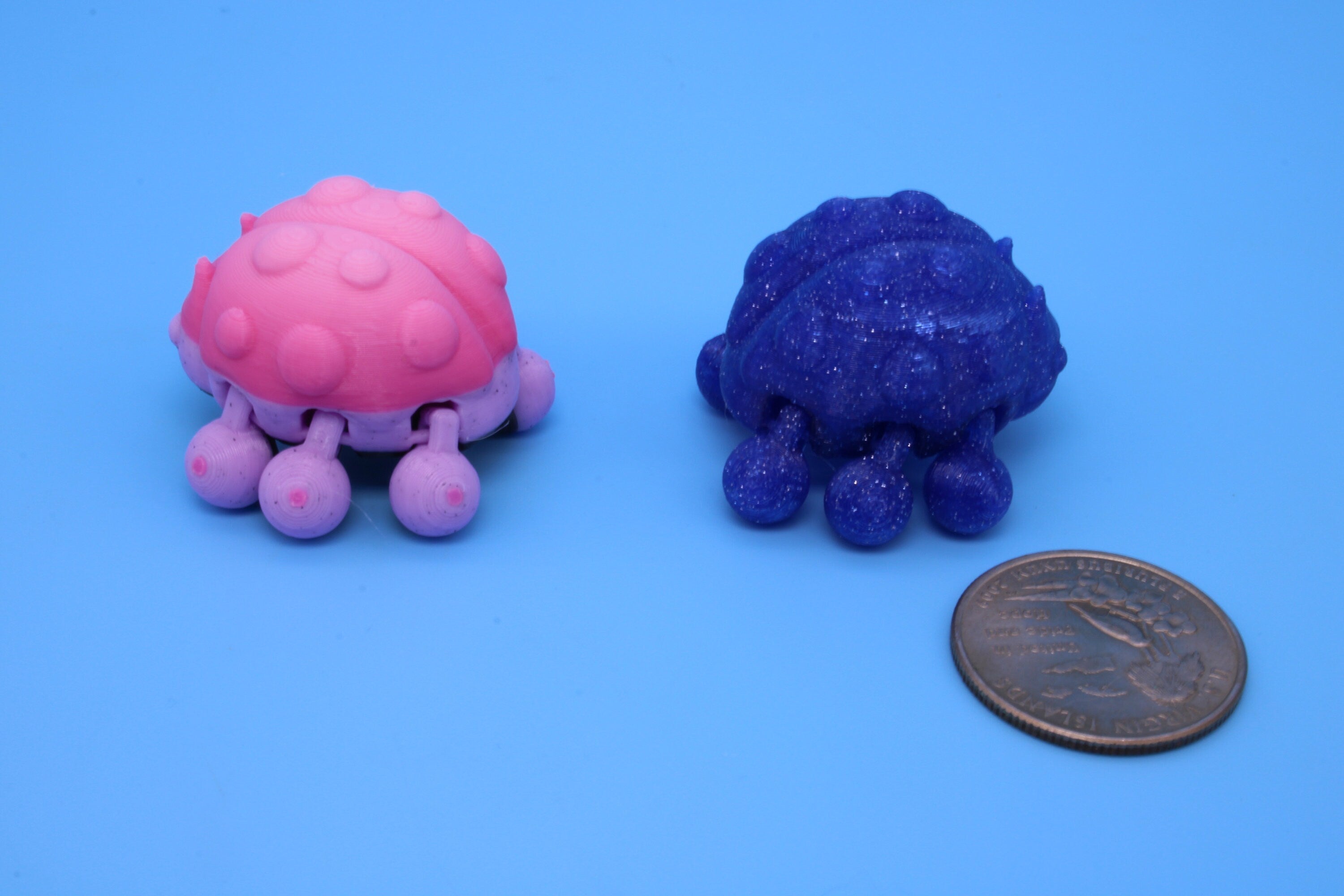 Ladybug- 2 pack | 3D Printed | Cute Ladybug | 1.25 inches | Fidget Toy.