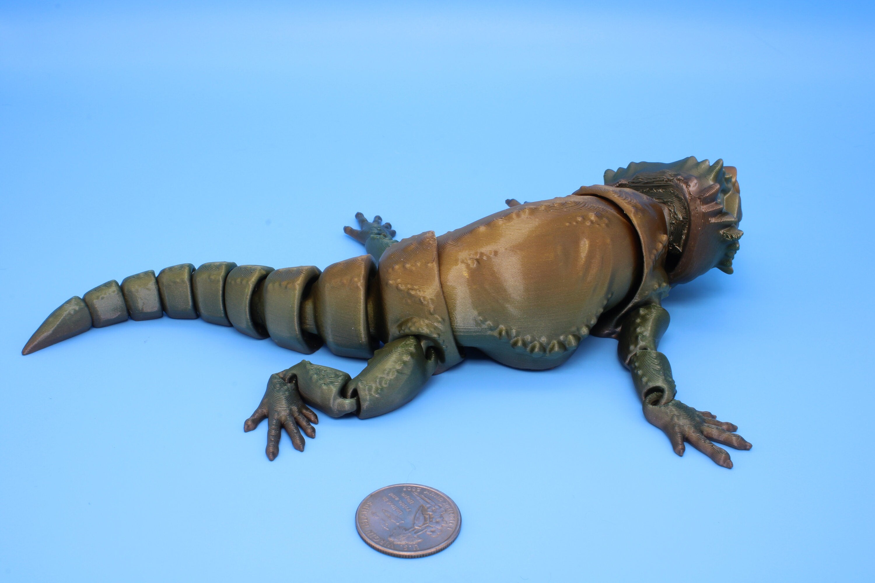 Bearded Dragon -3D Printed 10.5 in.