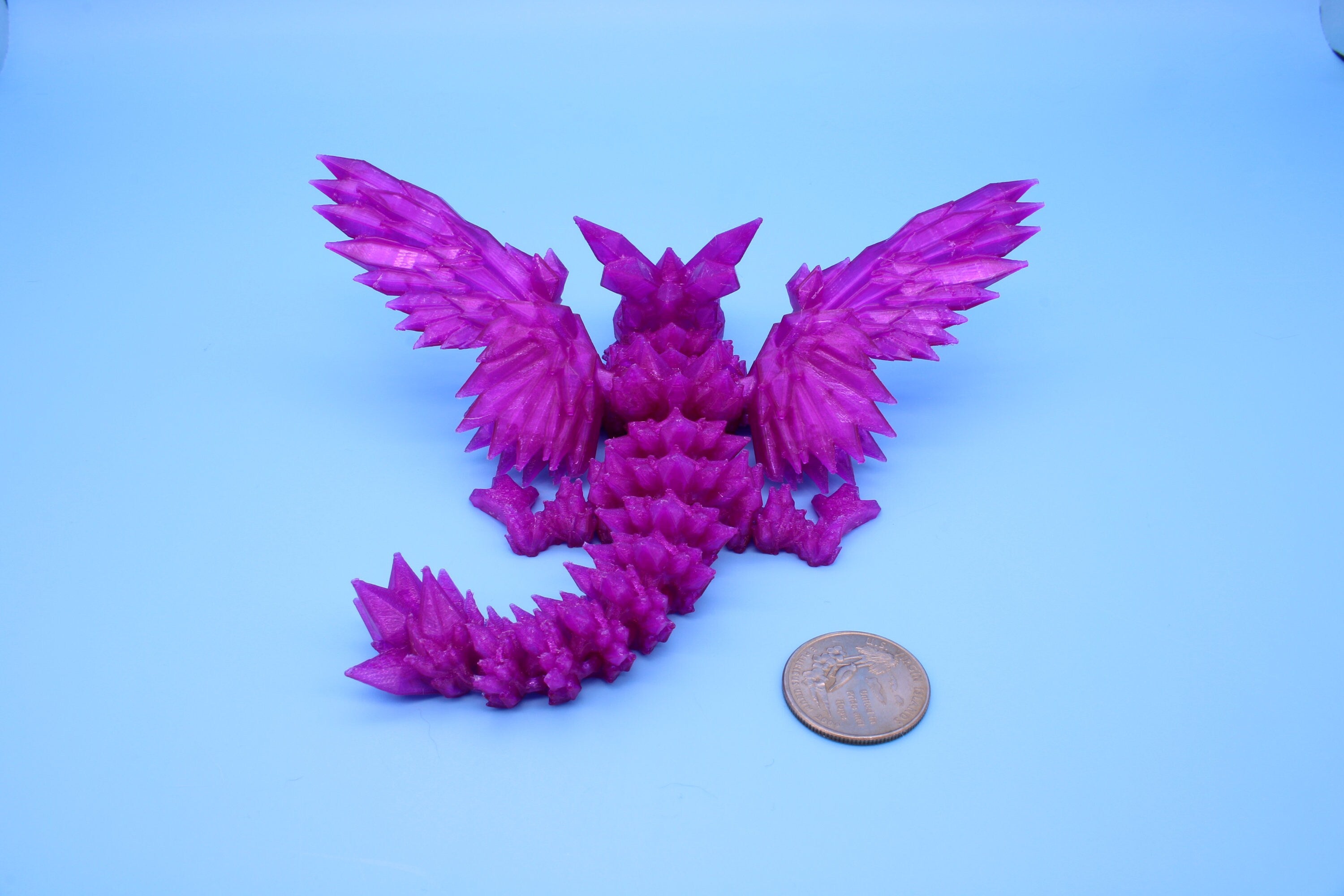 Baby Crystal Wing Dragon | Flexible (TPU) | 3D Printed