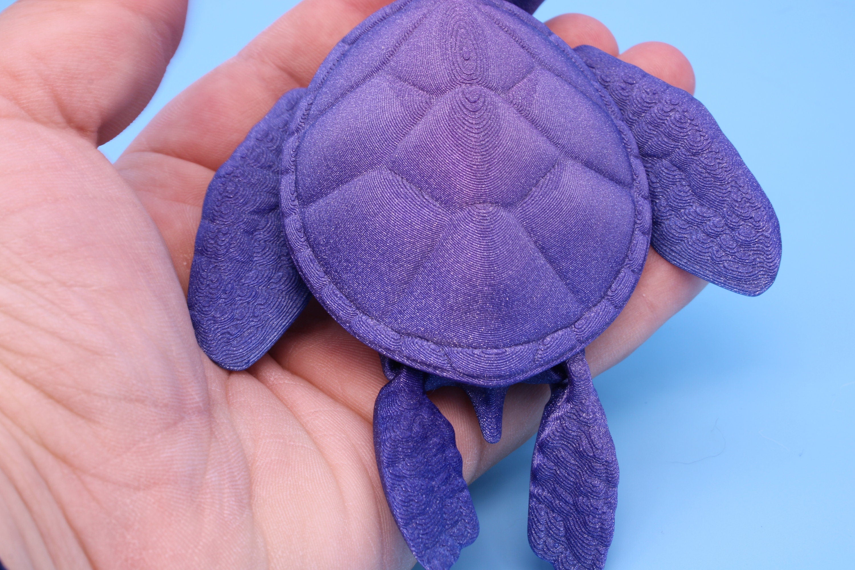 Turtle- Miniature, Articulating, 3D printed