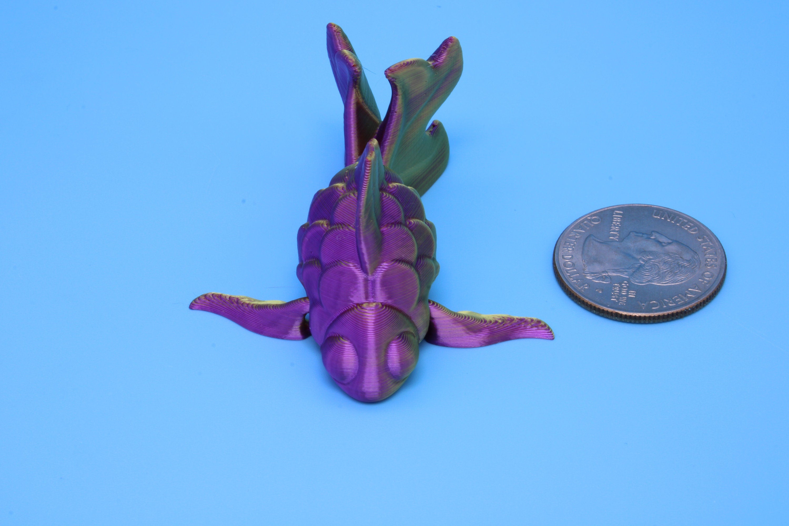 Miniature Fancy Gold Fish | 3D Printed