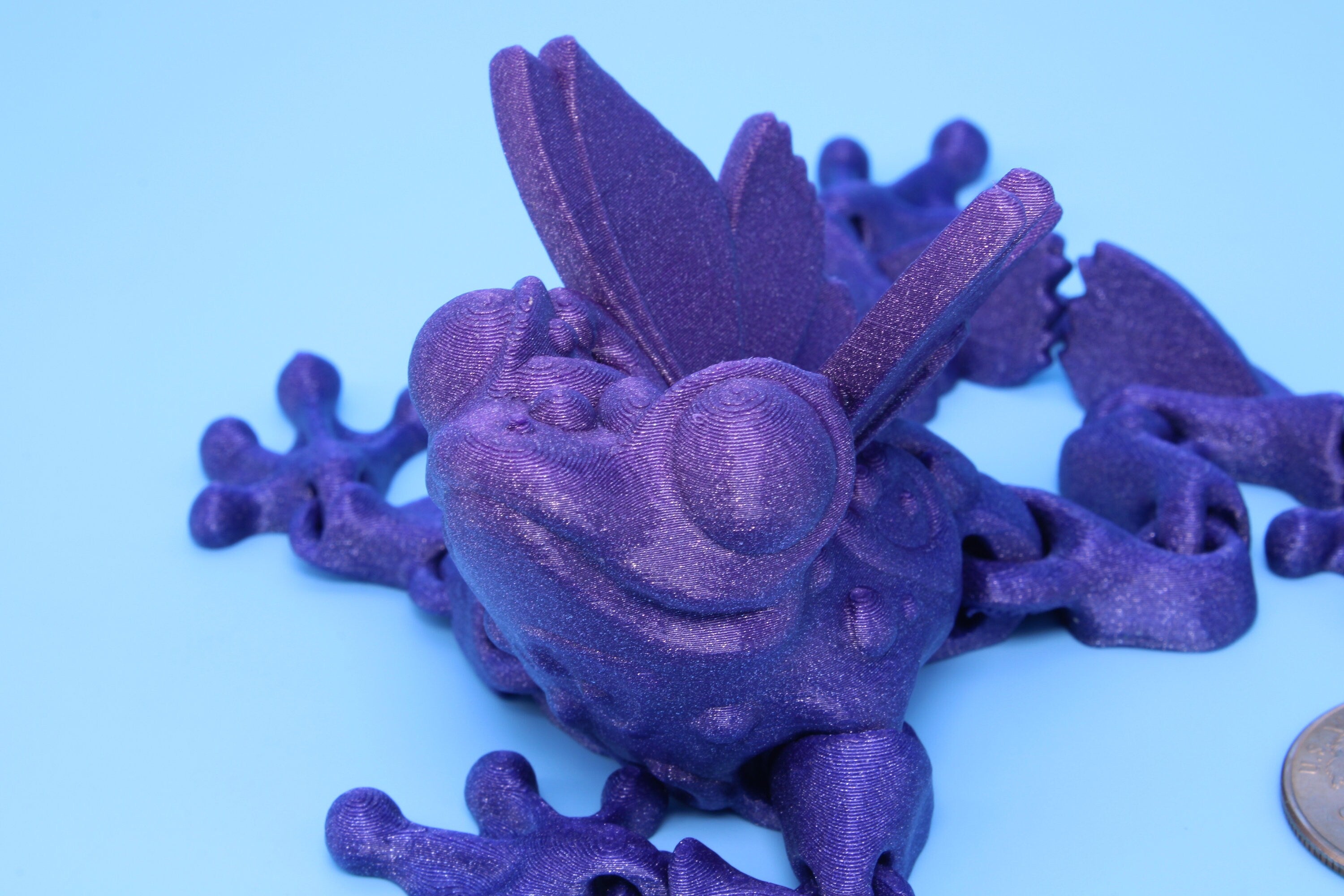 Butterfly Frog- 3D Printed | Flutter Frog | Articulating Frog.