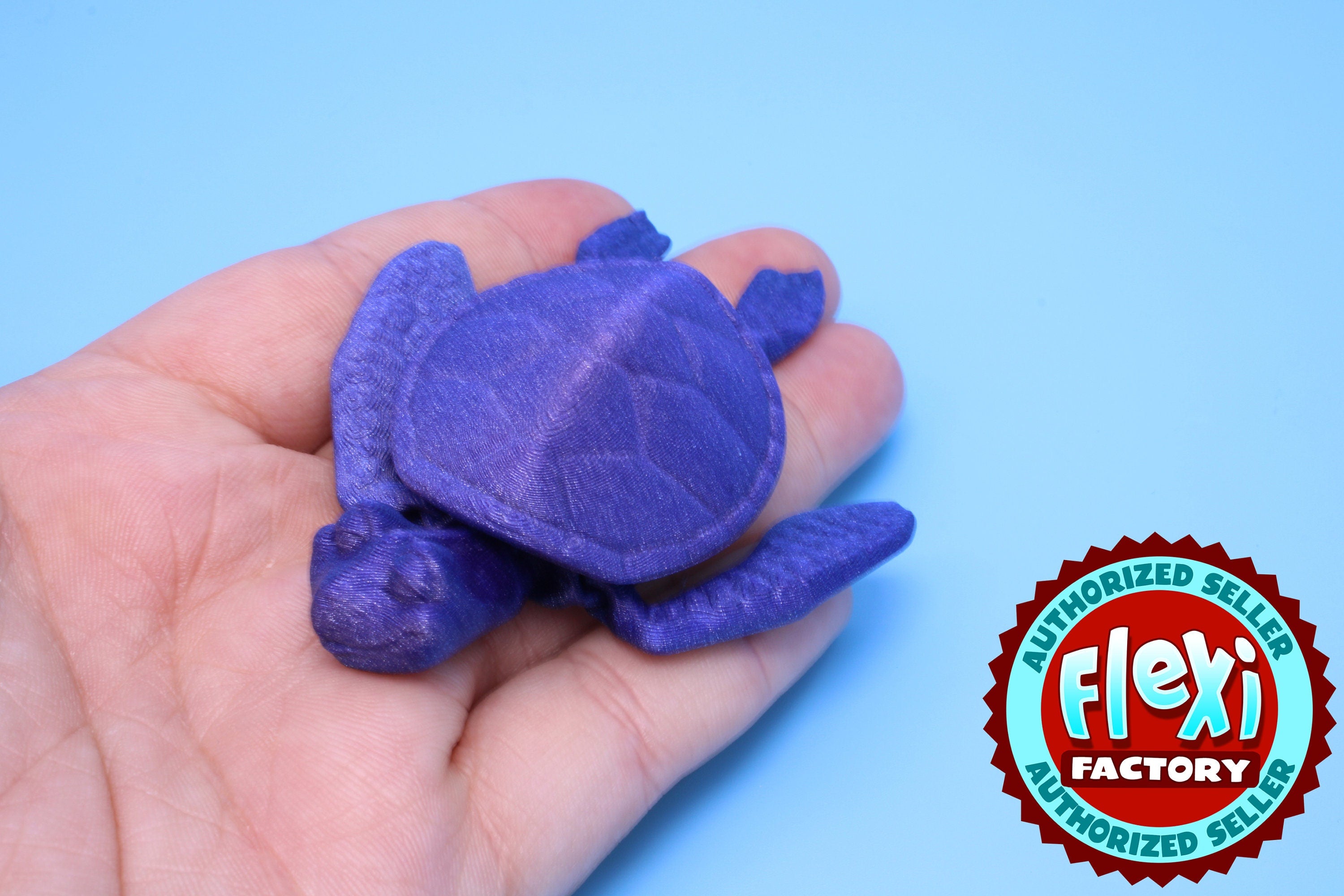 Turtle- Miniature, Articulating, 3D printed