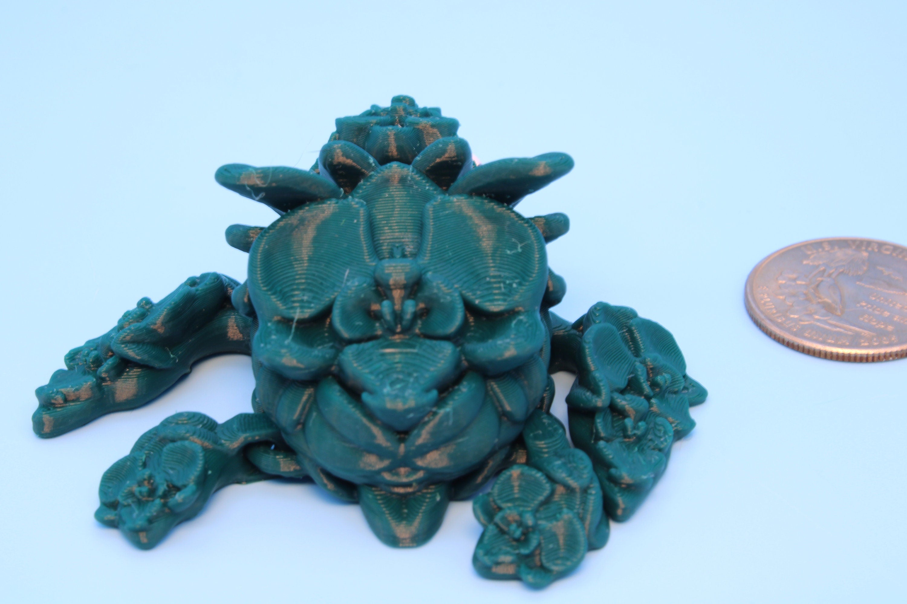Miniature Turtle, 3D Printed Orchid Turtle