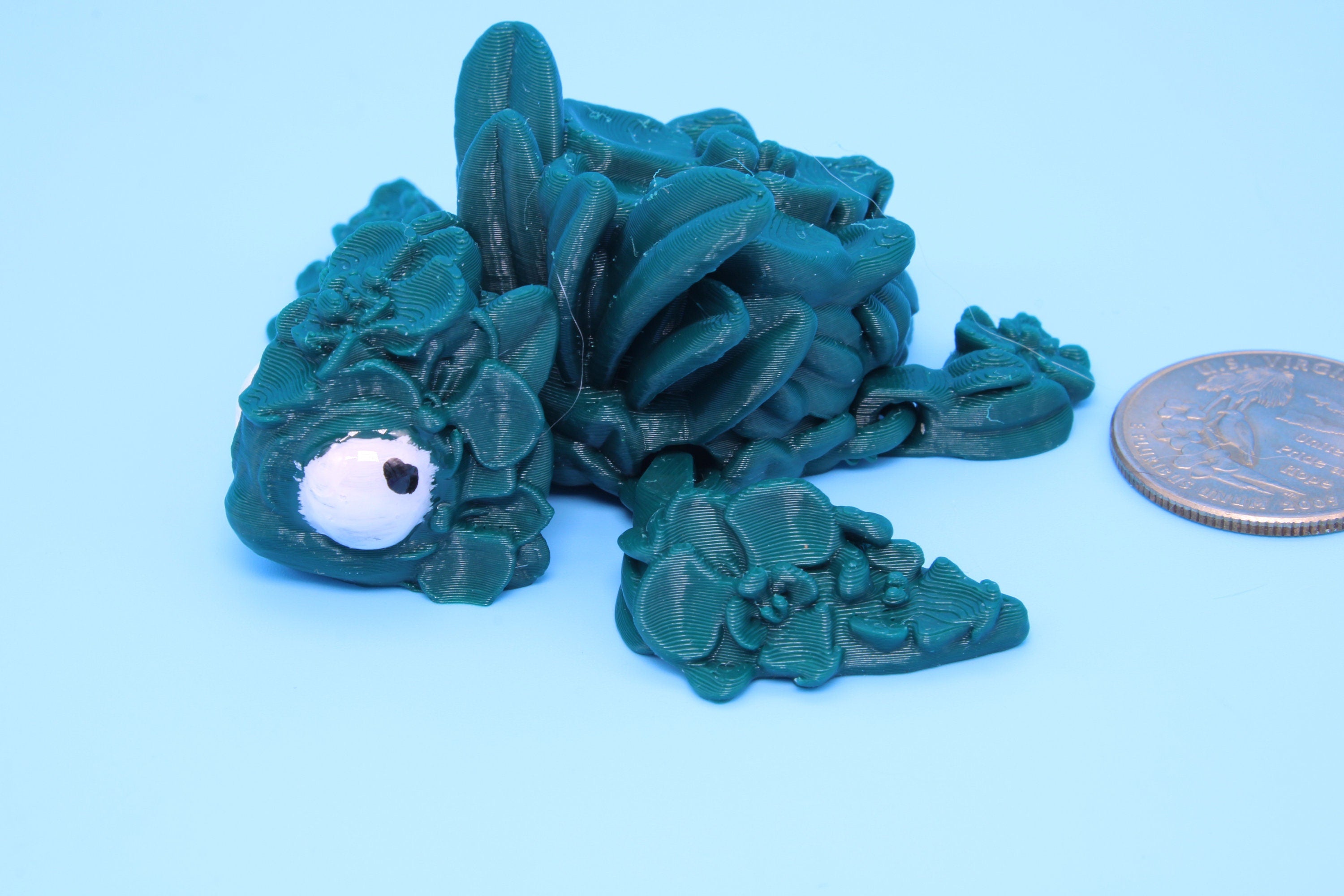 Miniature Turtle, 3D Printed Orchid Turtle