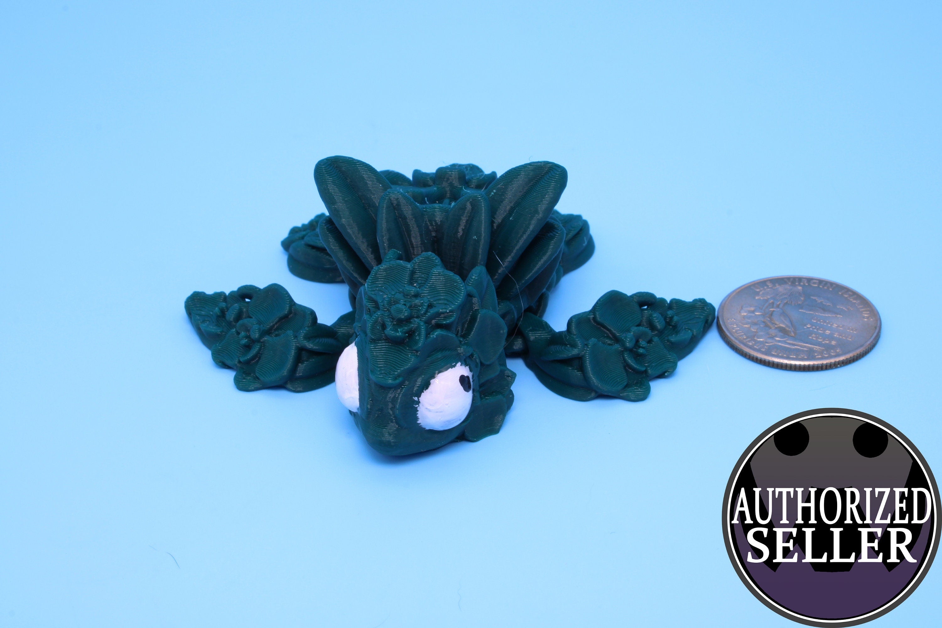 Miniature Turtle, 3D Printed Orchid Turtle