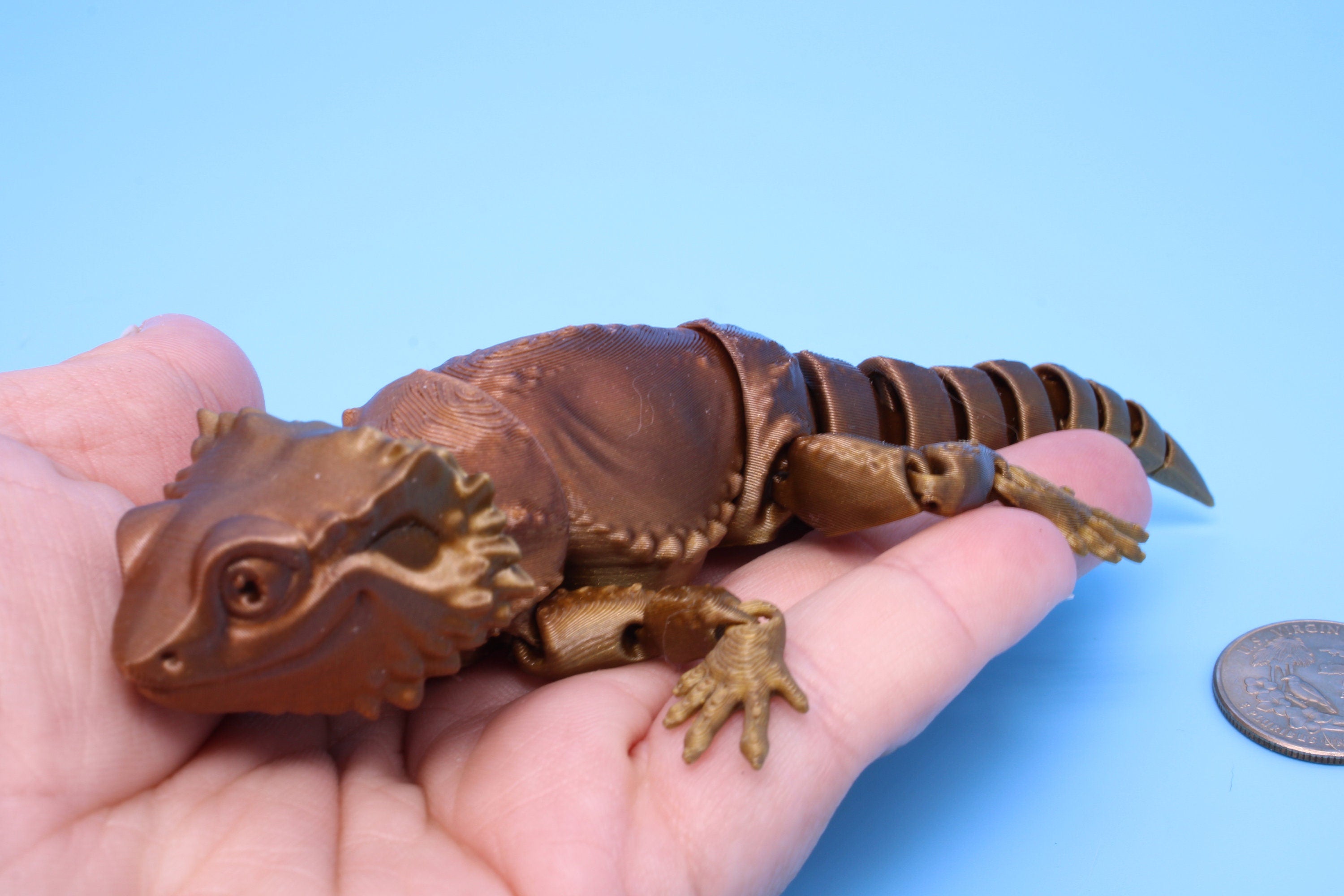 Bearded Dragon -3D Printed 6in.