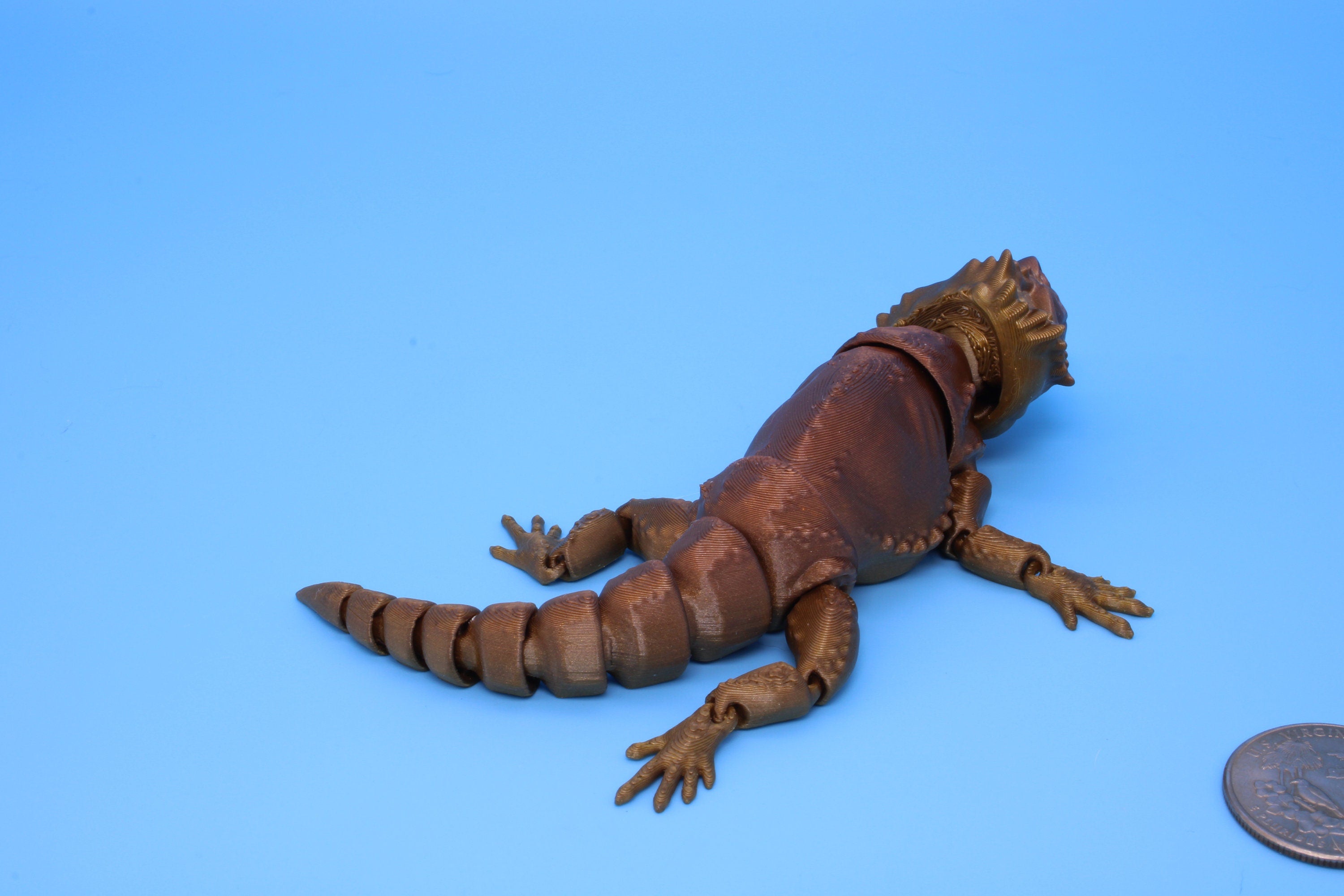 Bearded Dragon -3D Printed 6in.