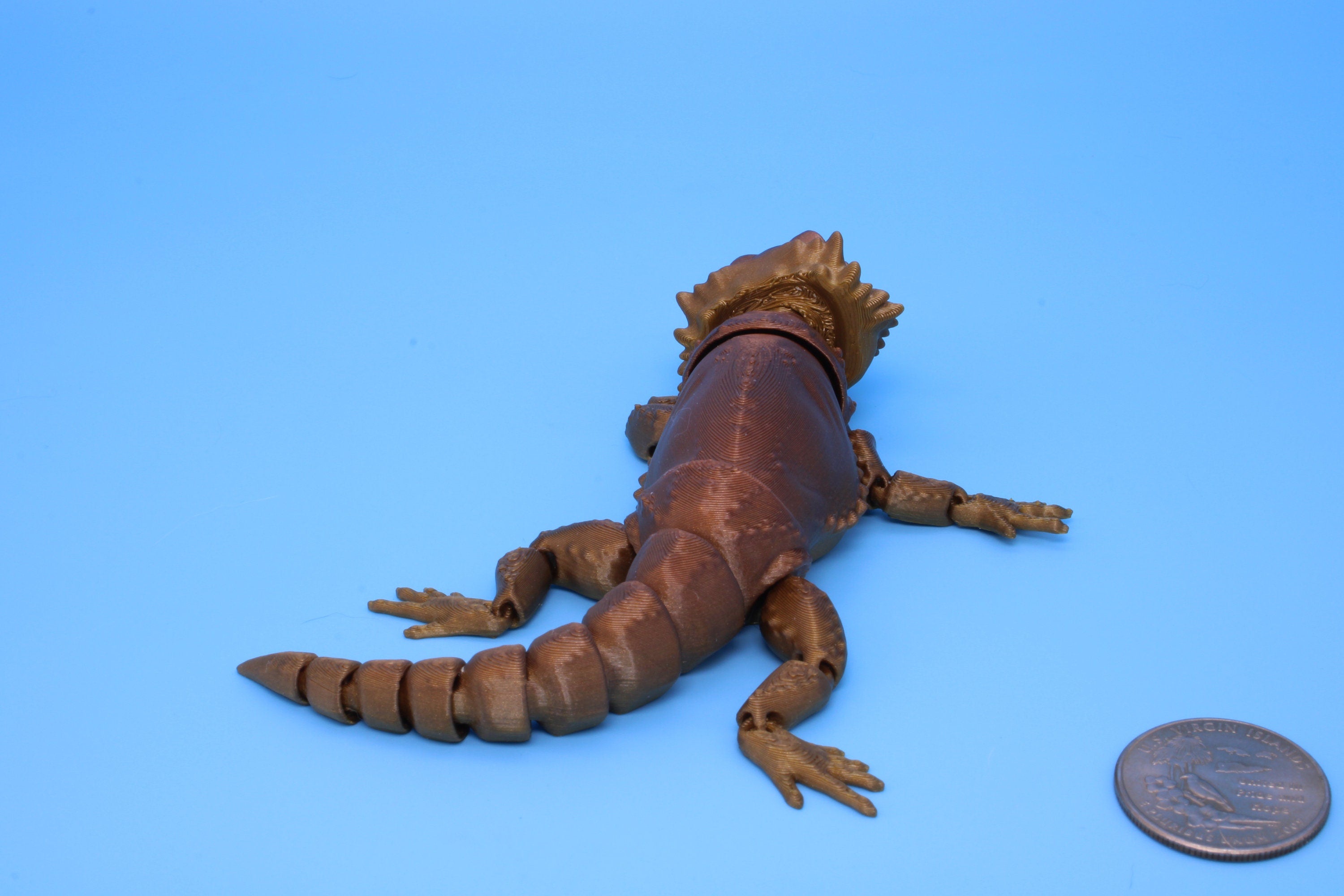 Bearded Dragon -3D Printed 6in.