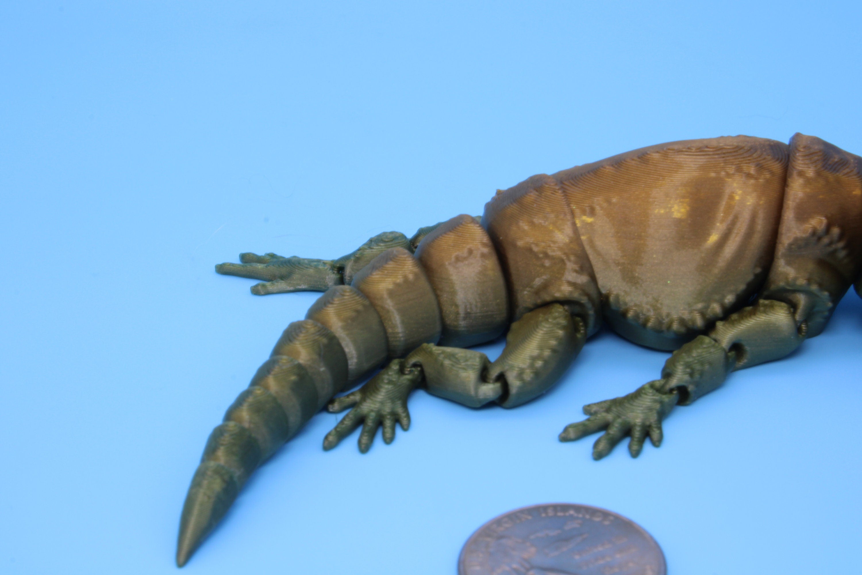 Bearded Dragon -3D Printed 6in.