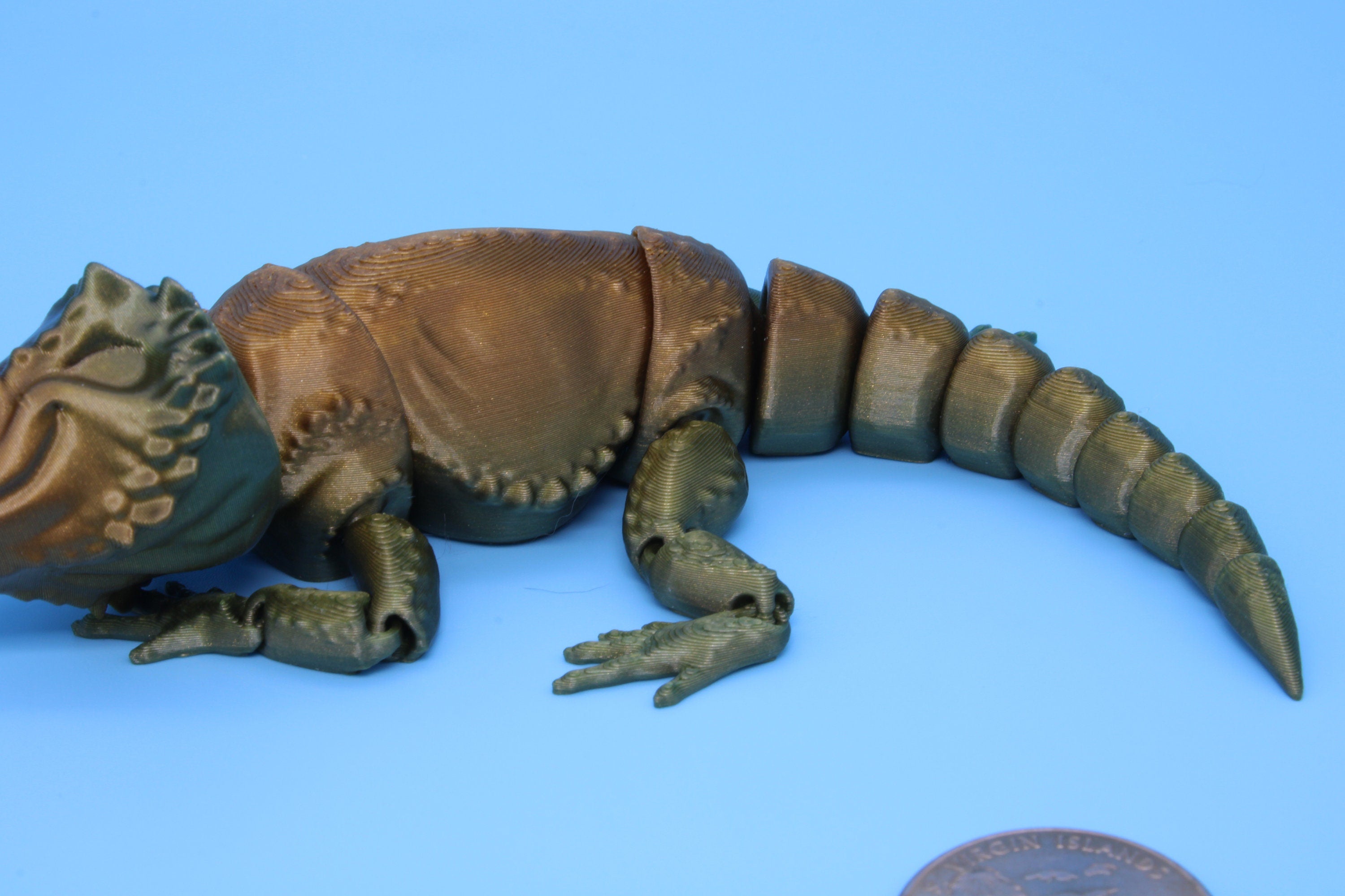 Bearded Dragon -3D Printed 6in.