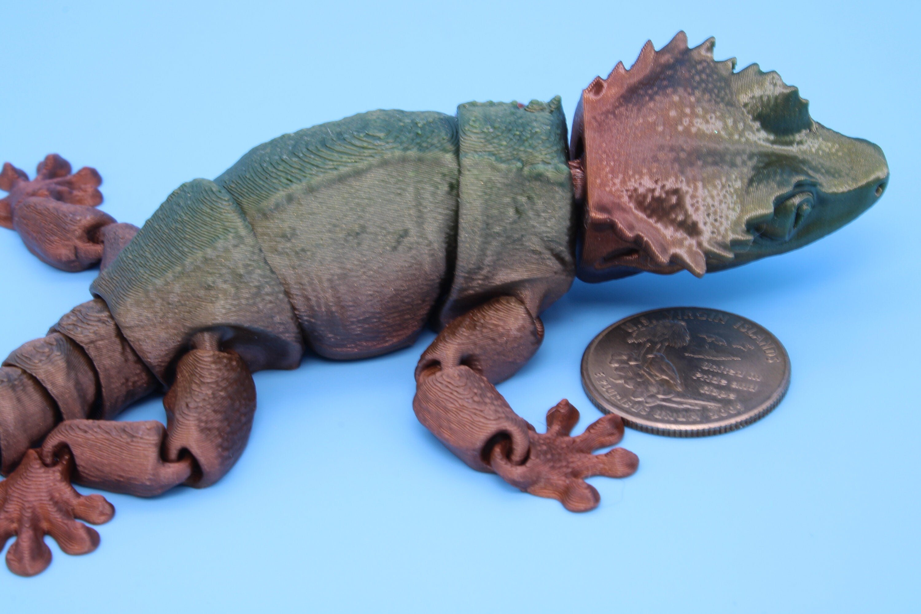 Gargoyle Gecko -3D Printed 6in.
