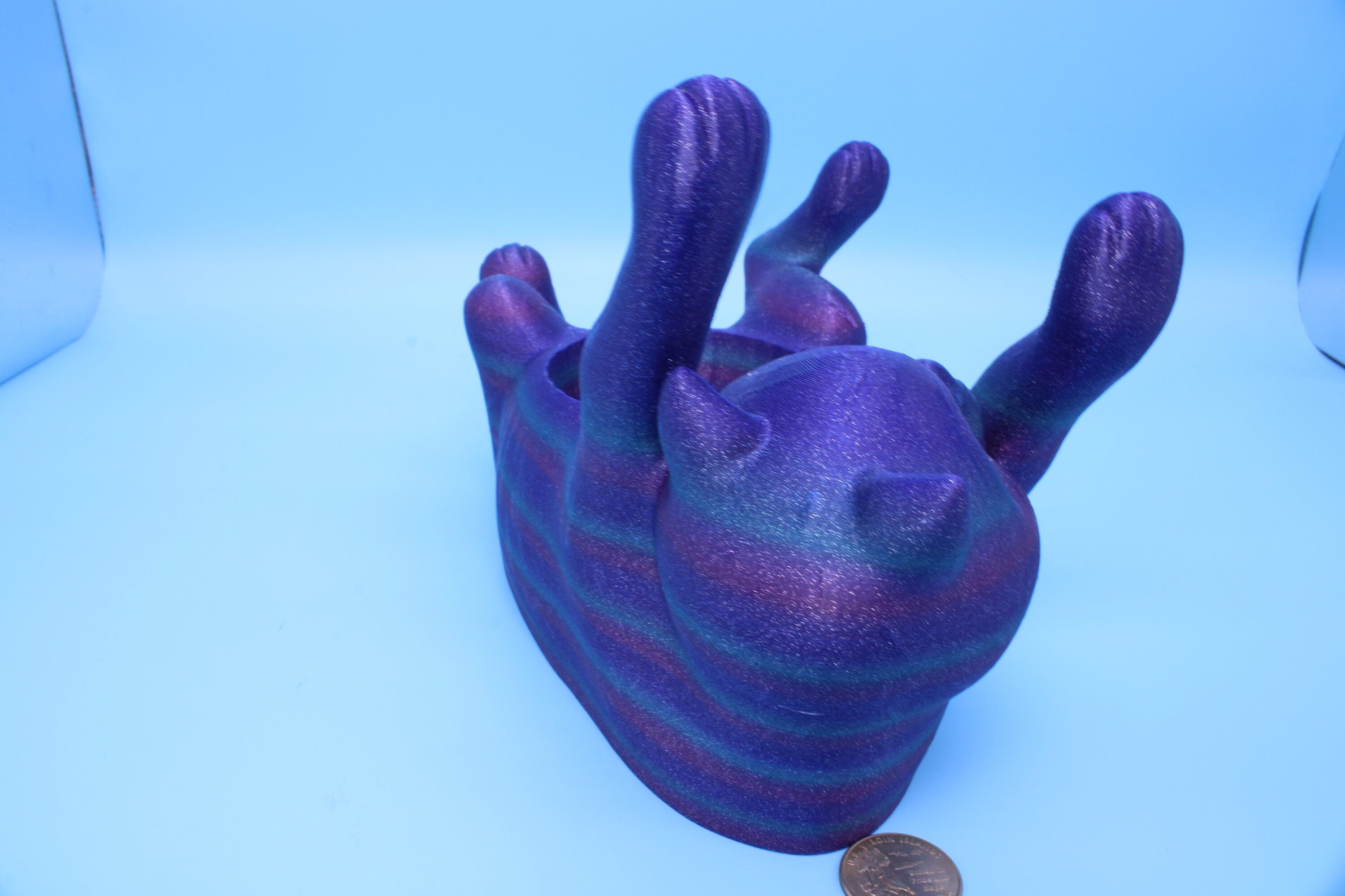 Cat- Flower Pot, Pen Holder, or Small Dish | 3D Printed