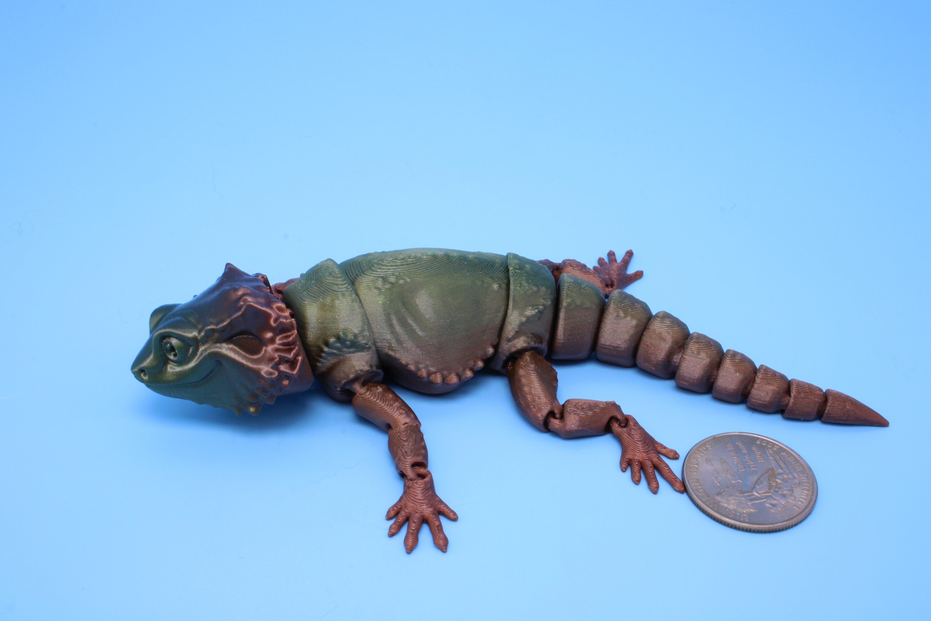 Bearded Dragon -3D Printed 6in.