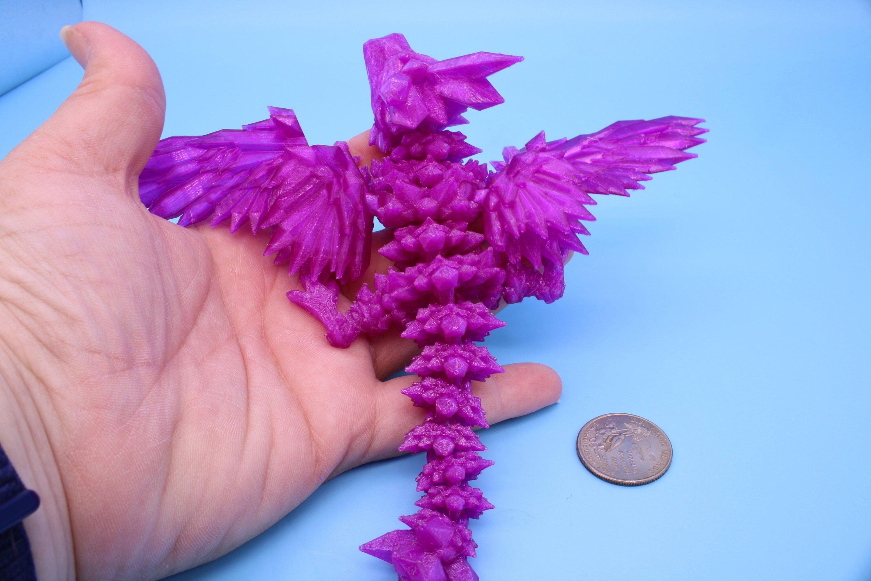 Baby Crystal Wing Dragon | Flexible (TPU) | 3D Printed