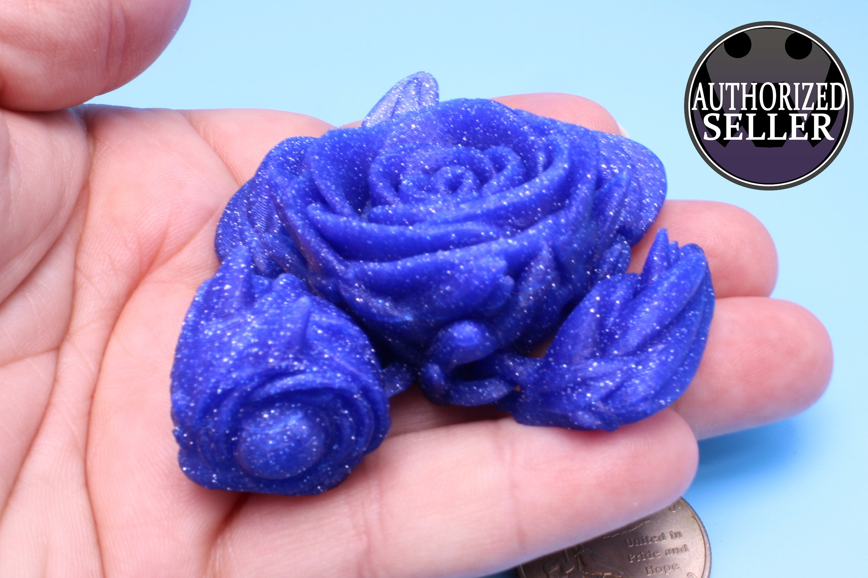 Rose Turtle- Roseurtle | 3D Printed | 3 in.