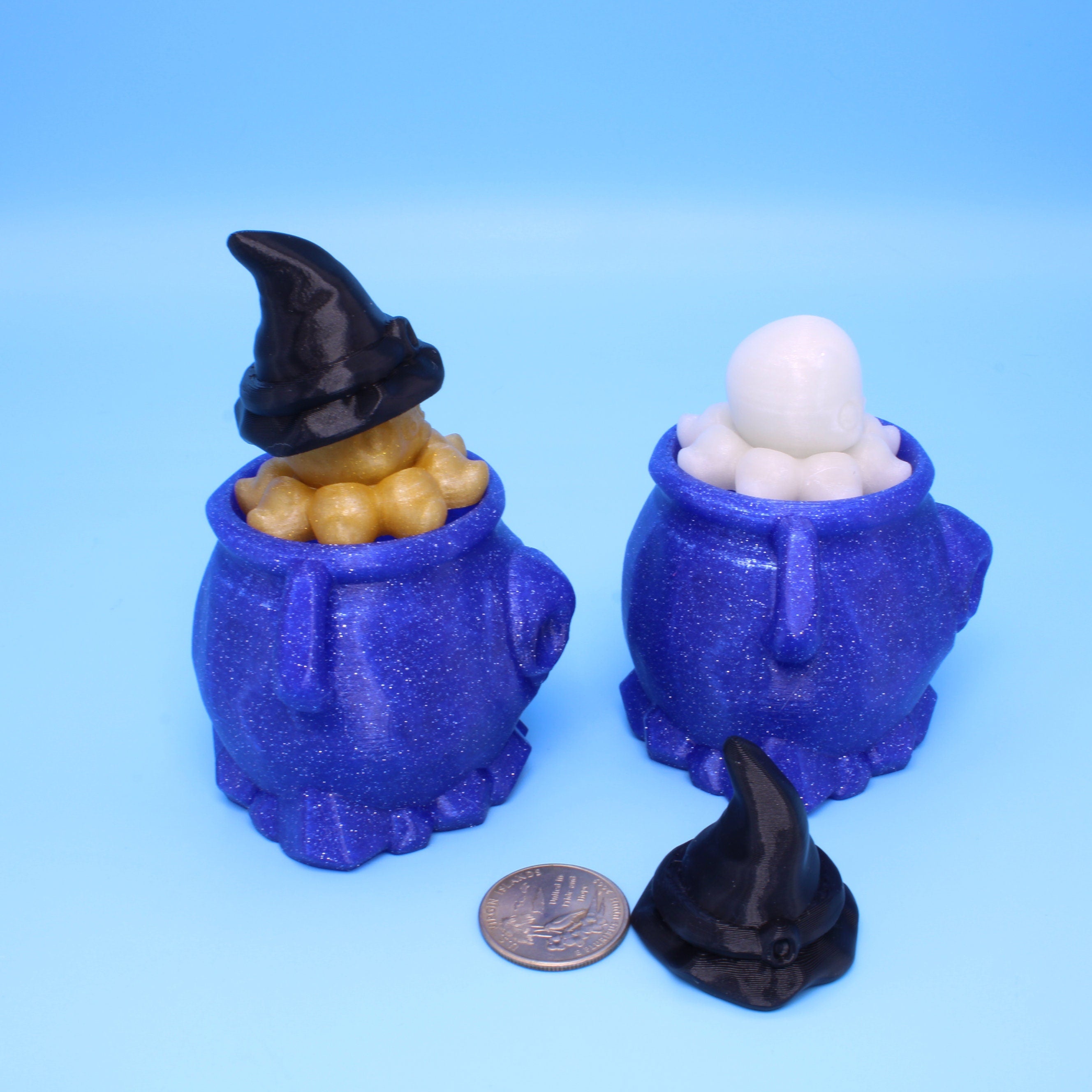 Spinner Octopus- Glow in the dark or Gold | 3D Printed