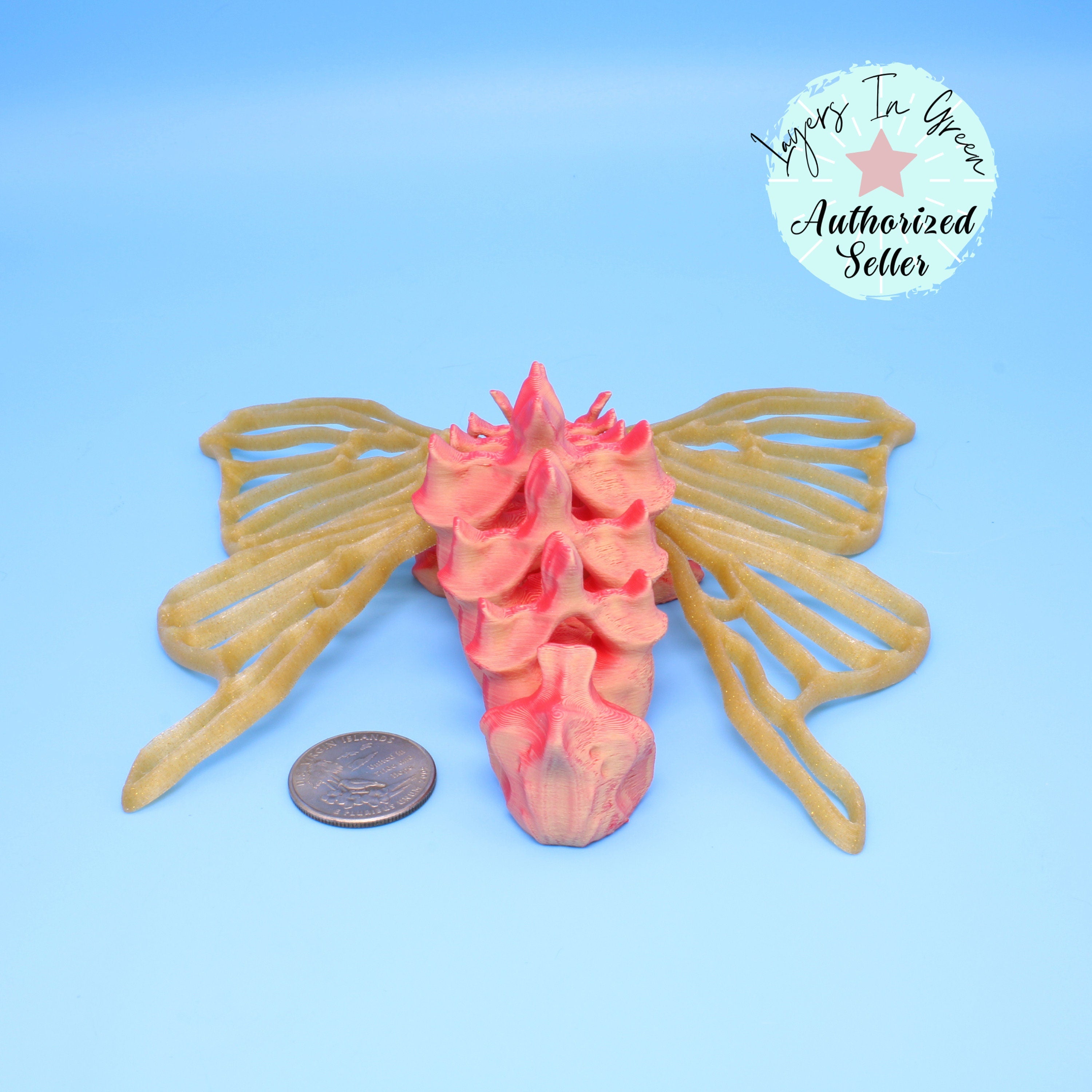 Bone Moth | 3D Printed