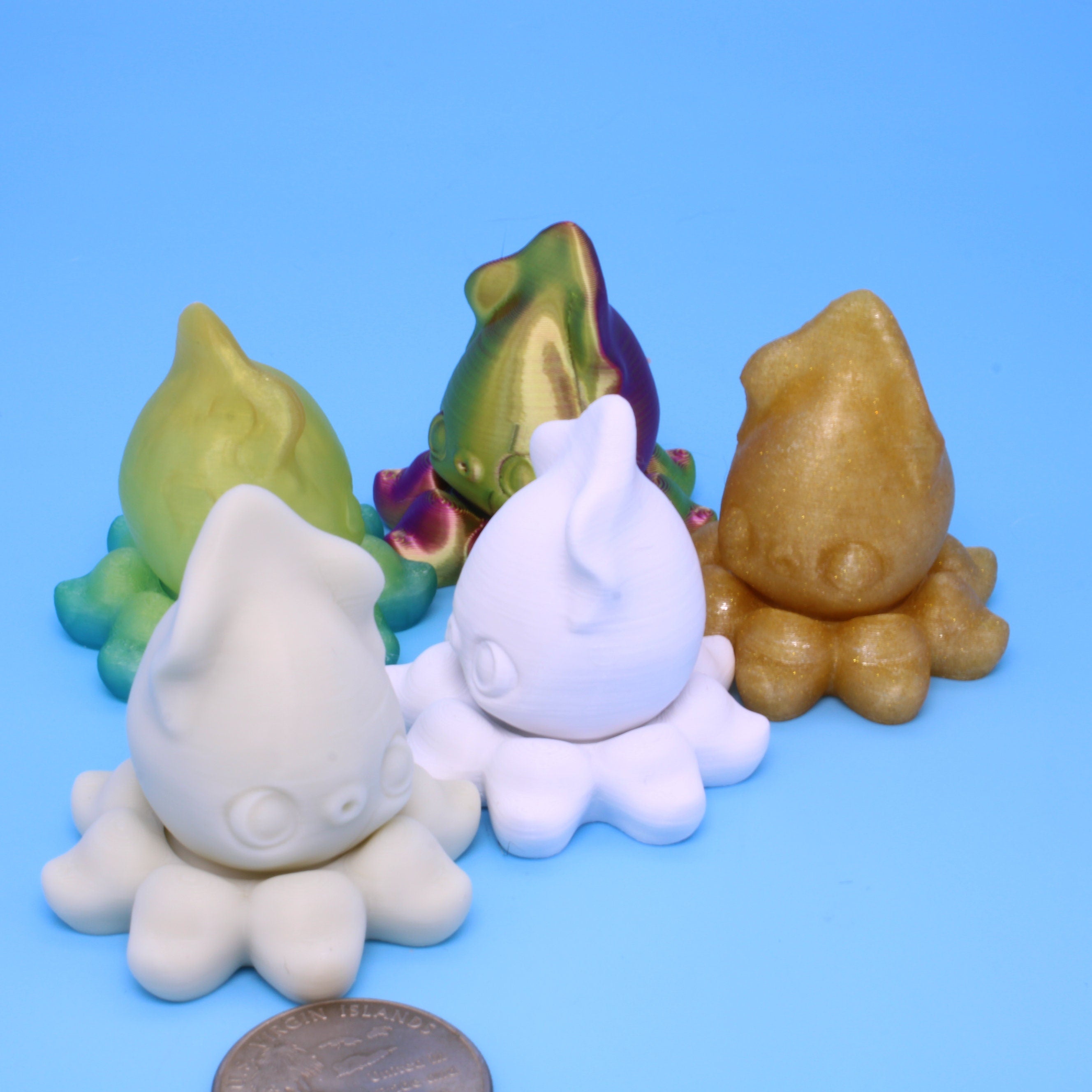 Spinner Squid- "Squidget" | 3D Printed