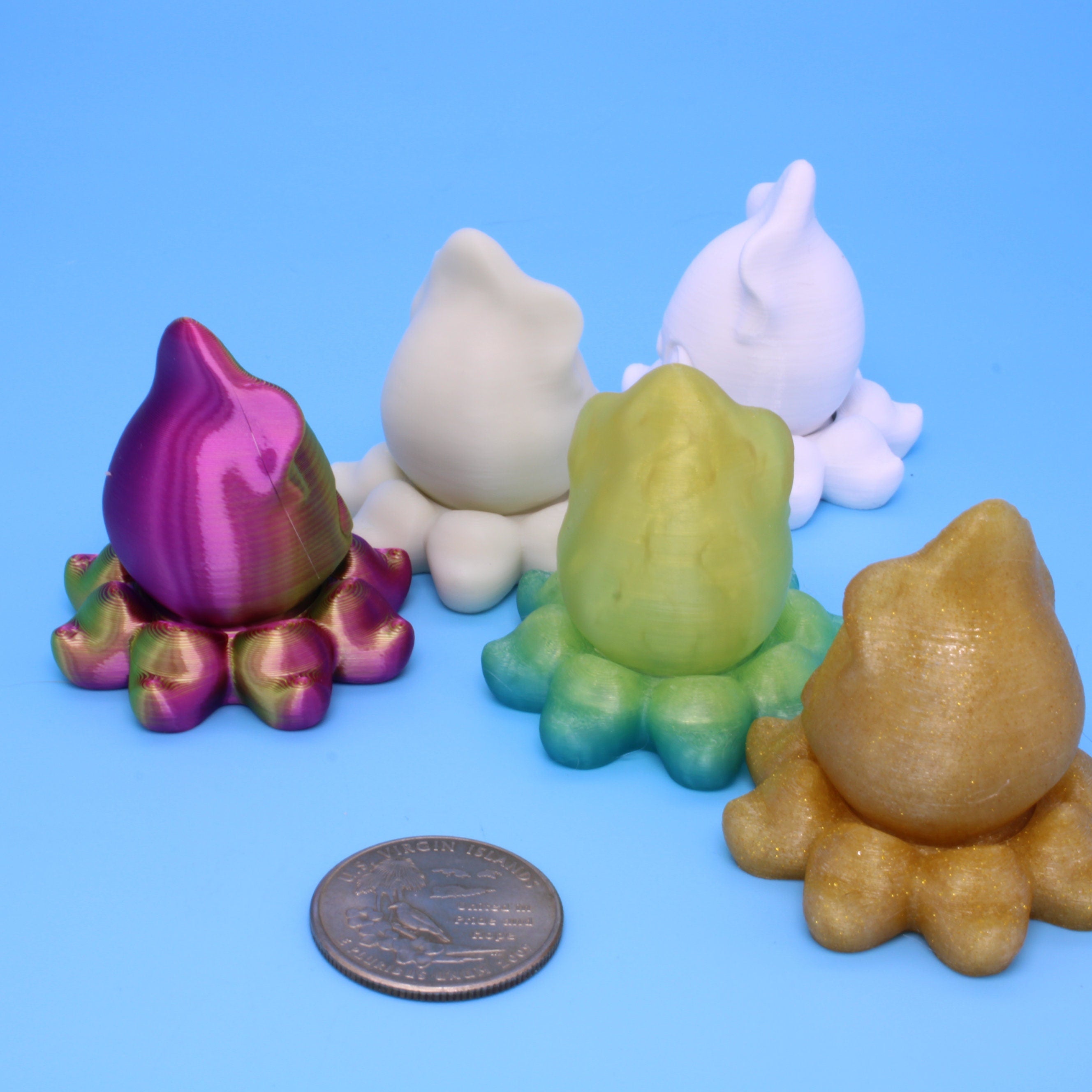 Spinner Squid- "Squidget" | 3D Printed