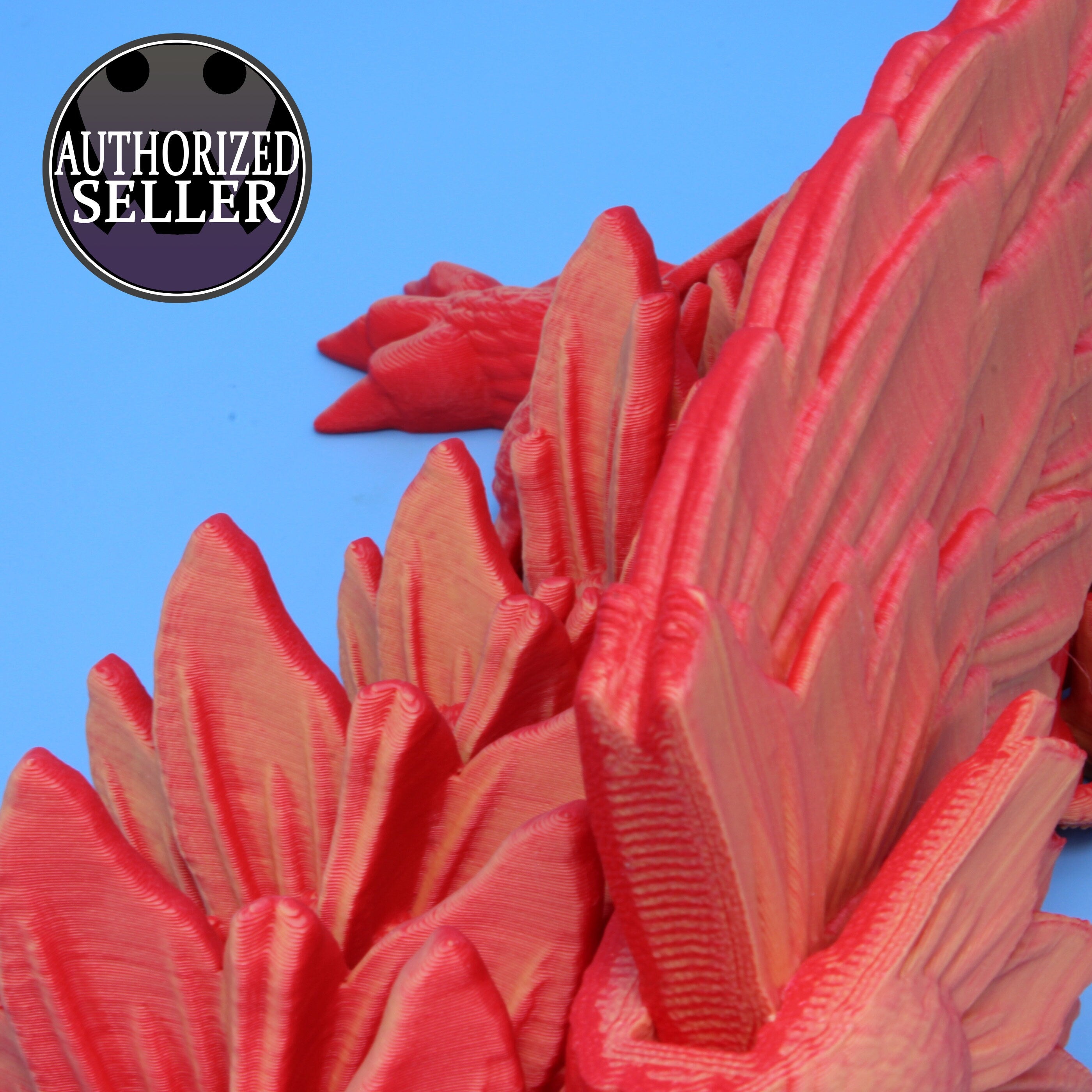 Sunflower Wing Dragon | 3D Printed | 19 in.