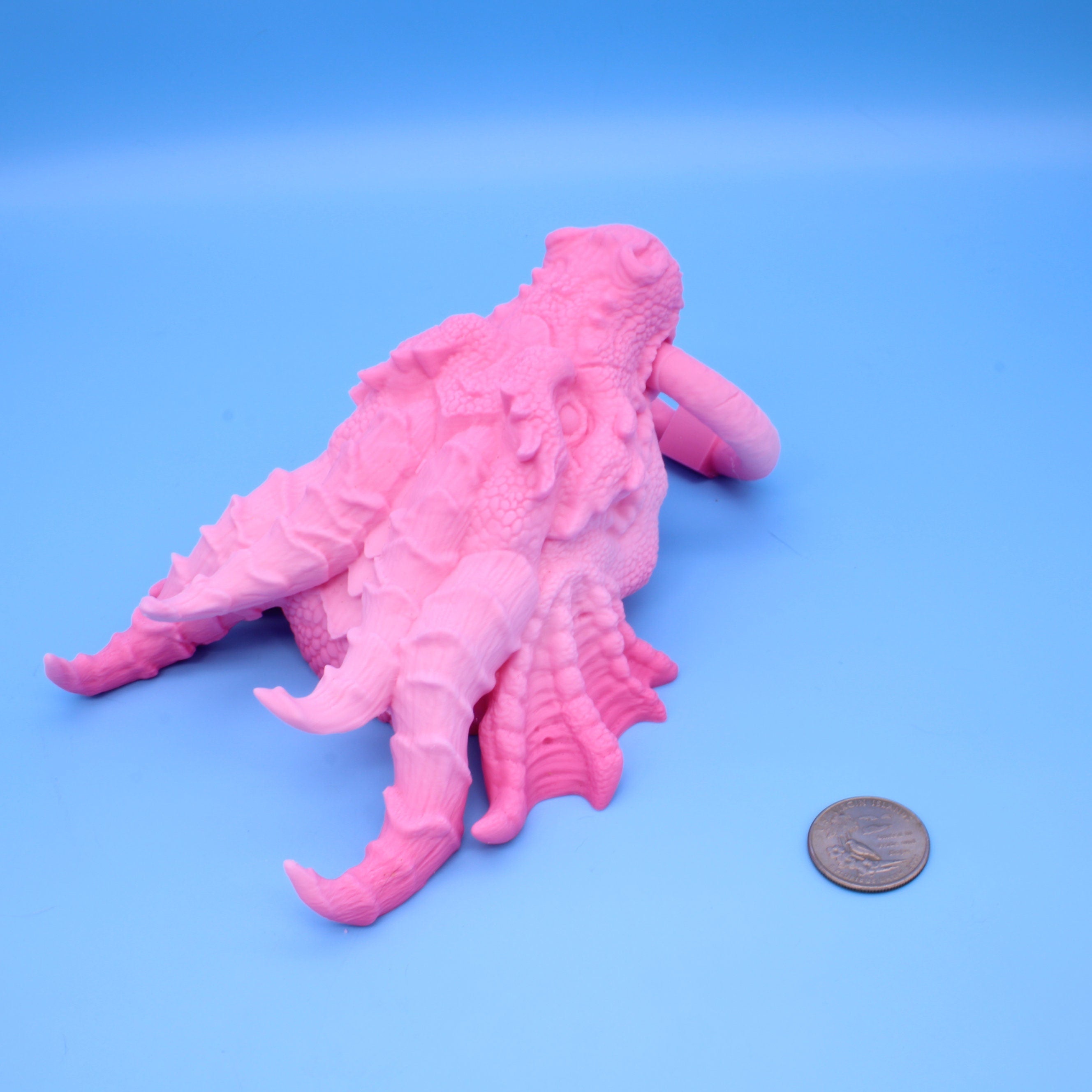 Dragon Head- Door Knocker | 3D Printed | Unique Dragon knocker with moving knocker