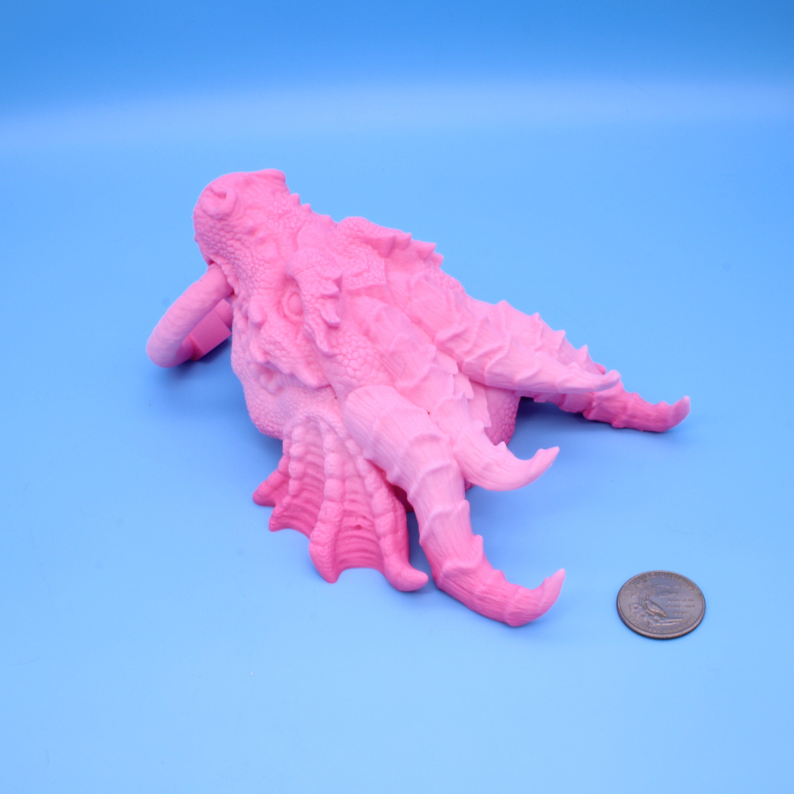 Dragon Head- Door Knocker | 3D Printed | Unique Dragon knocker with moving knocker