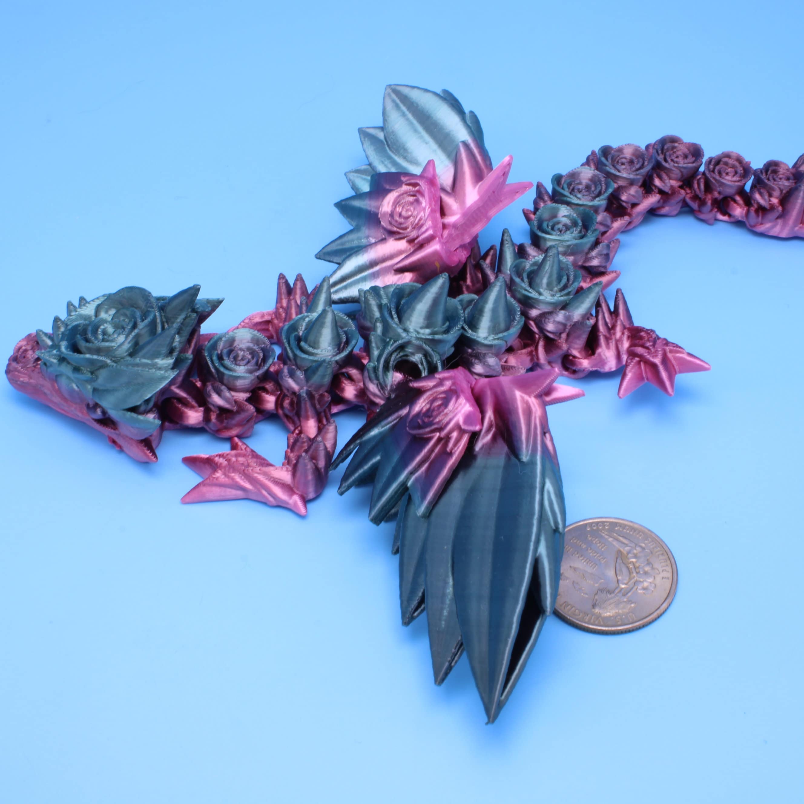Baby Rose Wing Dragon | 8.5 in.