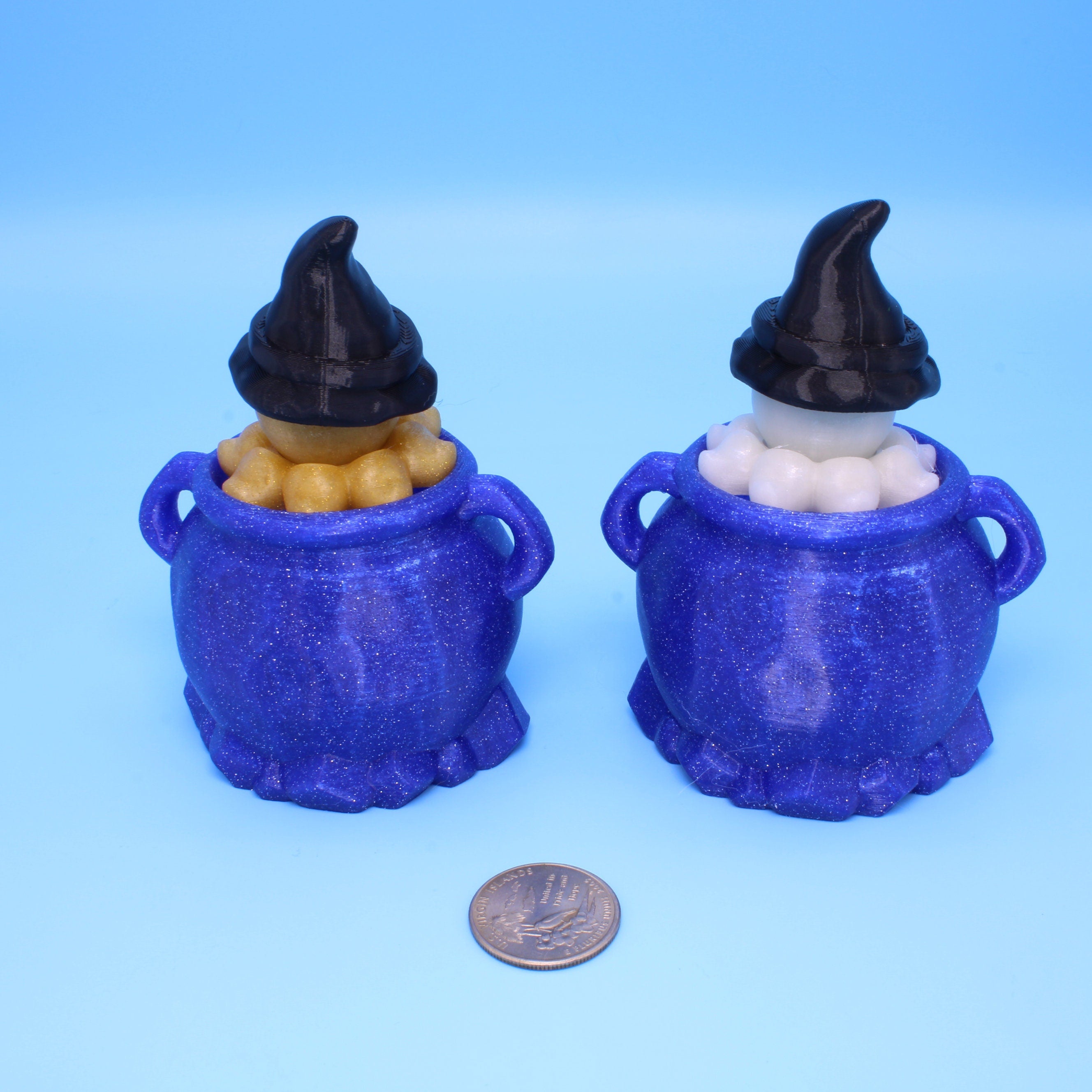 Spinner Octopus- Glow in the dark or Gold | 3D Printed