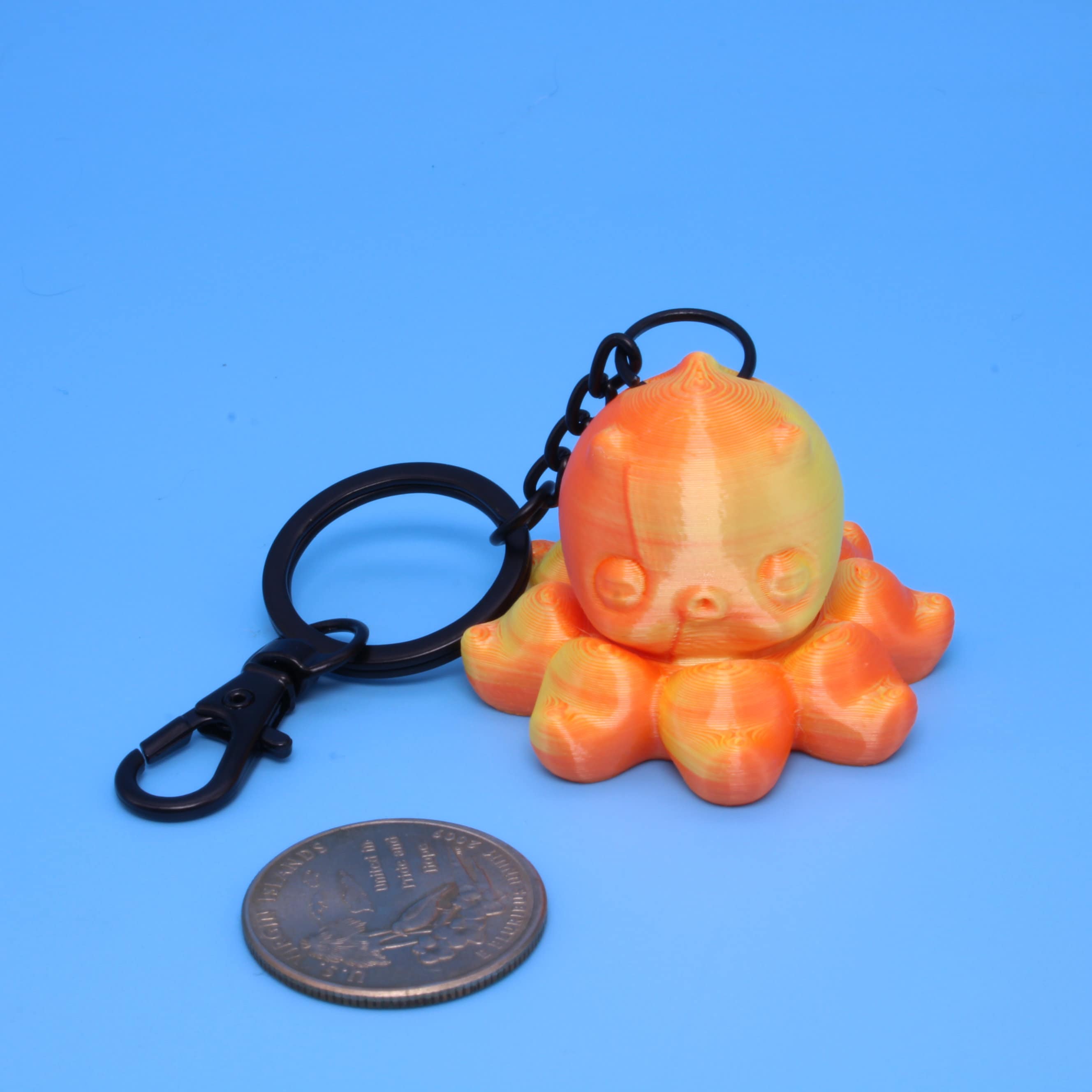 Spinner Octopus Keychain | 3D Printed