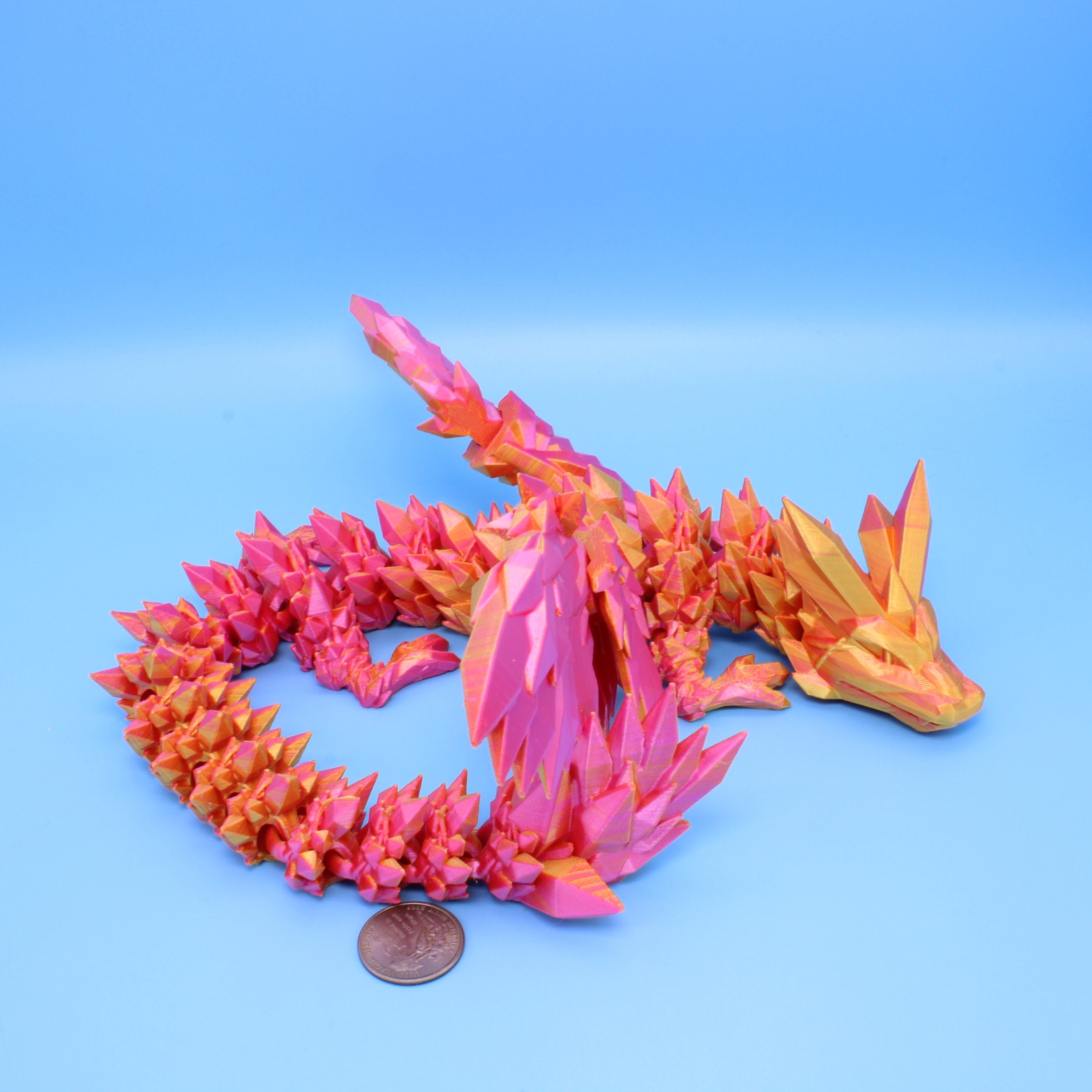 Crystal Wing Dragon | 3D printed | 18 in.